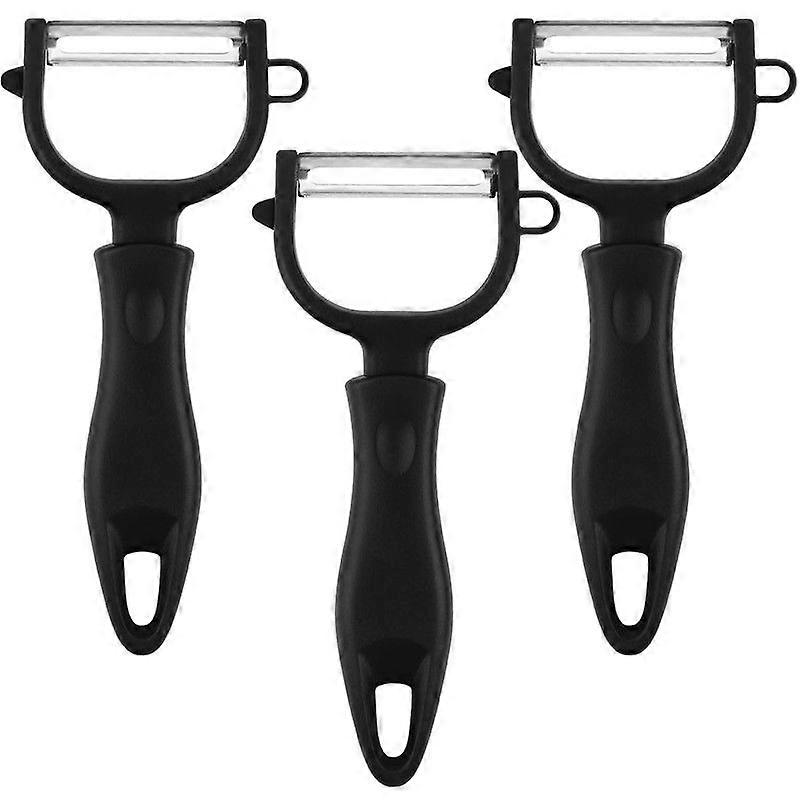Y Peeler for Hard Skin with  Quick, Thin, Effortless Peeling, Black