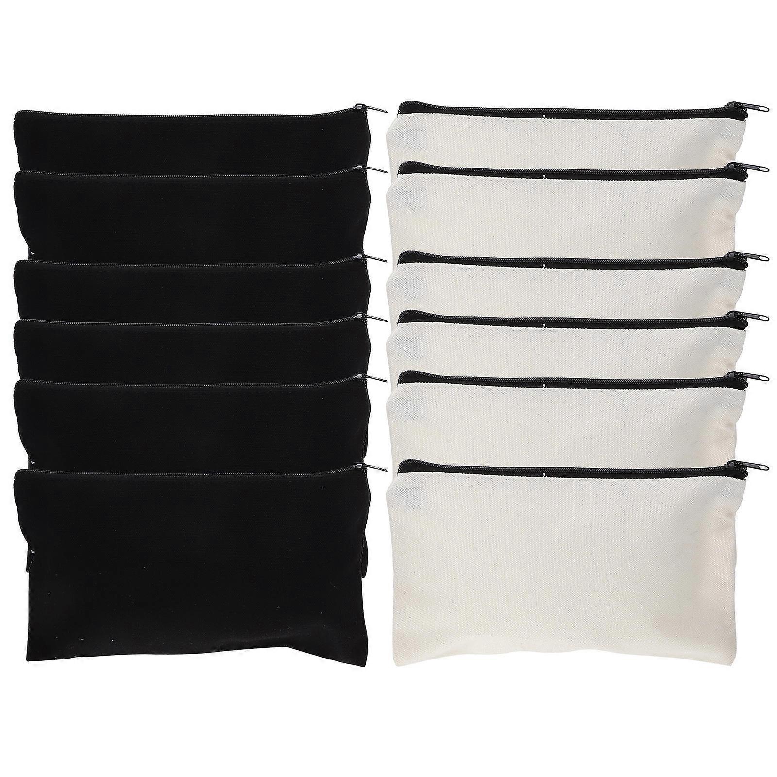 48 Pcs Rectangular Makeup Bag Zipper Cosmetic Storage For Daily Use And Travel In Assorted Color