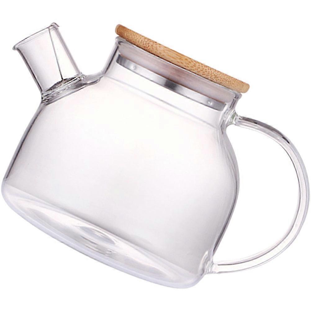 Clear Glass Pitcher For Party Cold-Resistant 1L Capacity 1Pcs