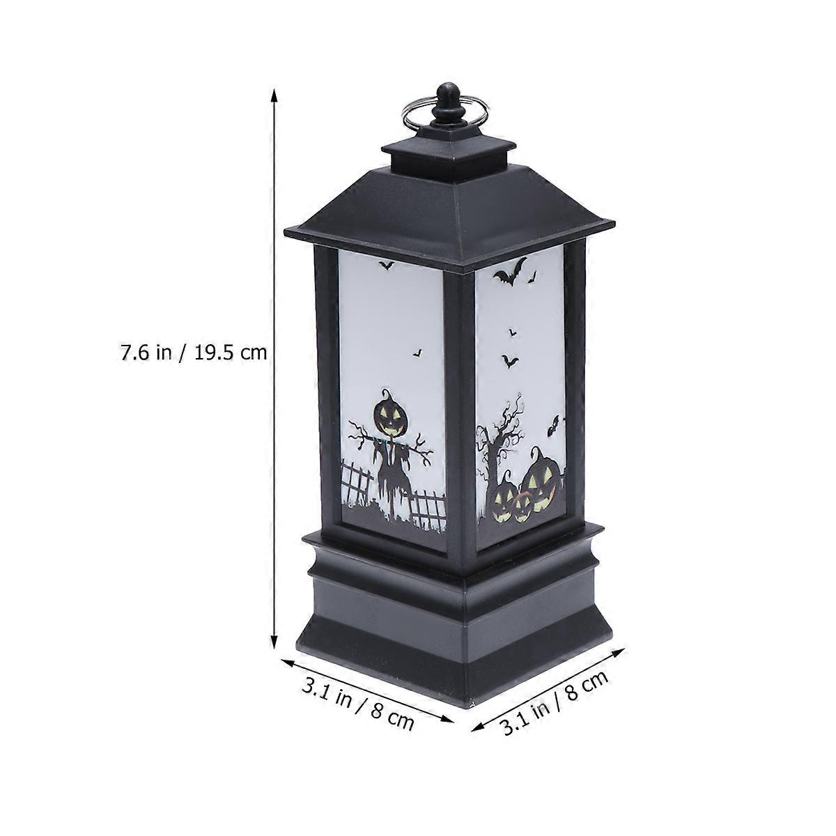 Halloween Lamp Portable Simulation Flame Lamp for Decoration Large Size