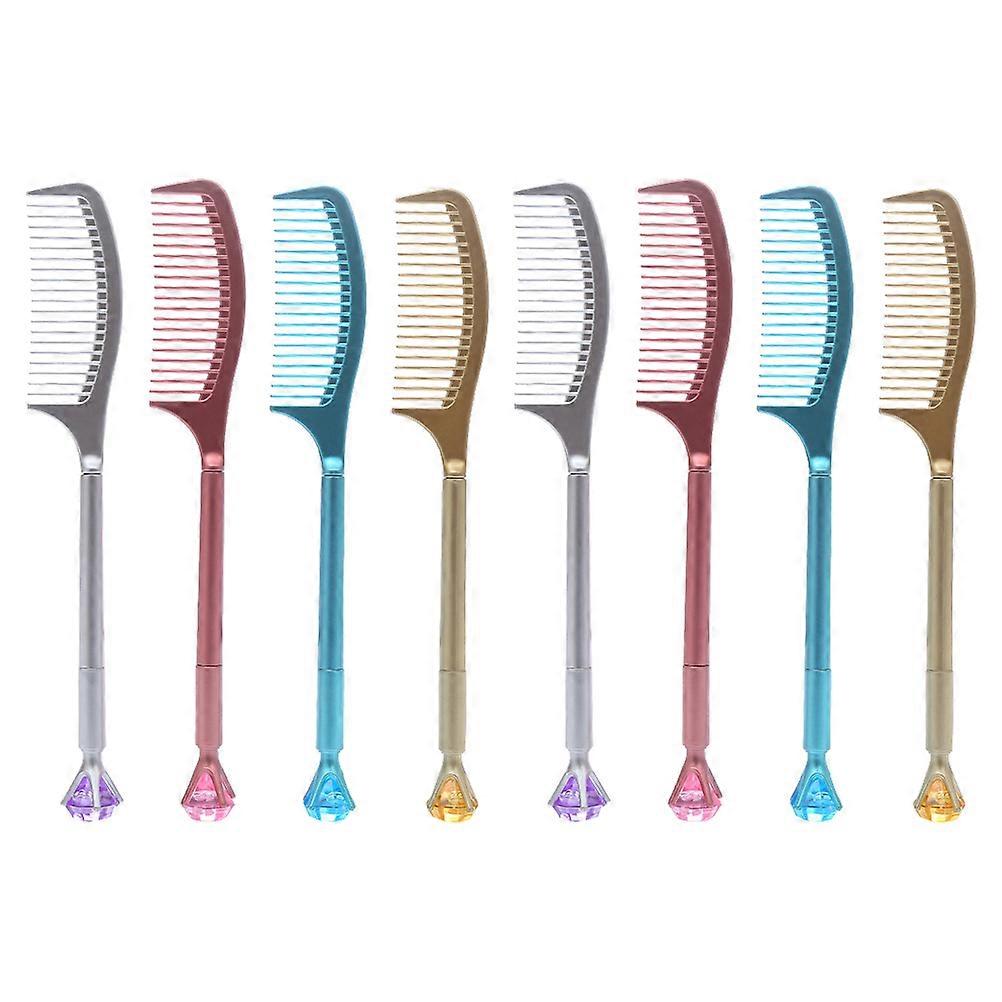 Comb-Shaped Fun Pen Household Writing Pen for Writing Use 24Pcs Assorted Color