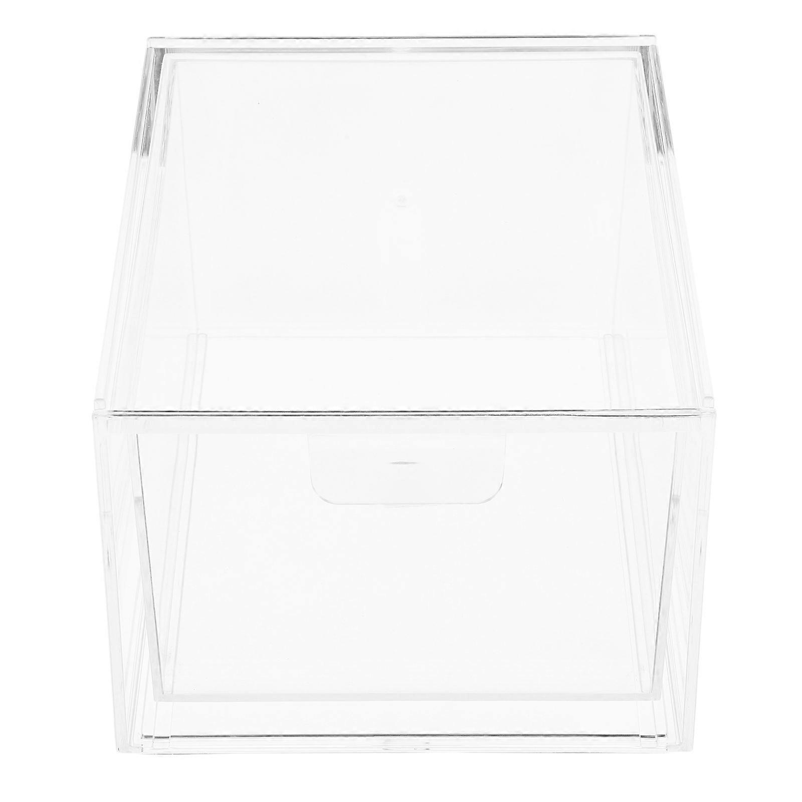 Makeup Organizer Vanity Large Capacity Storage Home Use Transparent 20.00X15.80X11.50CM Stackable 1Set