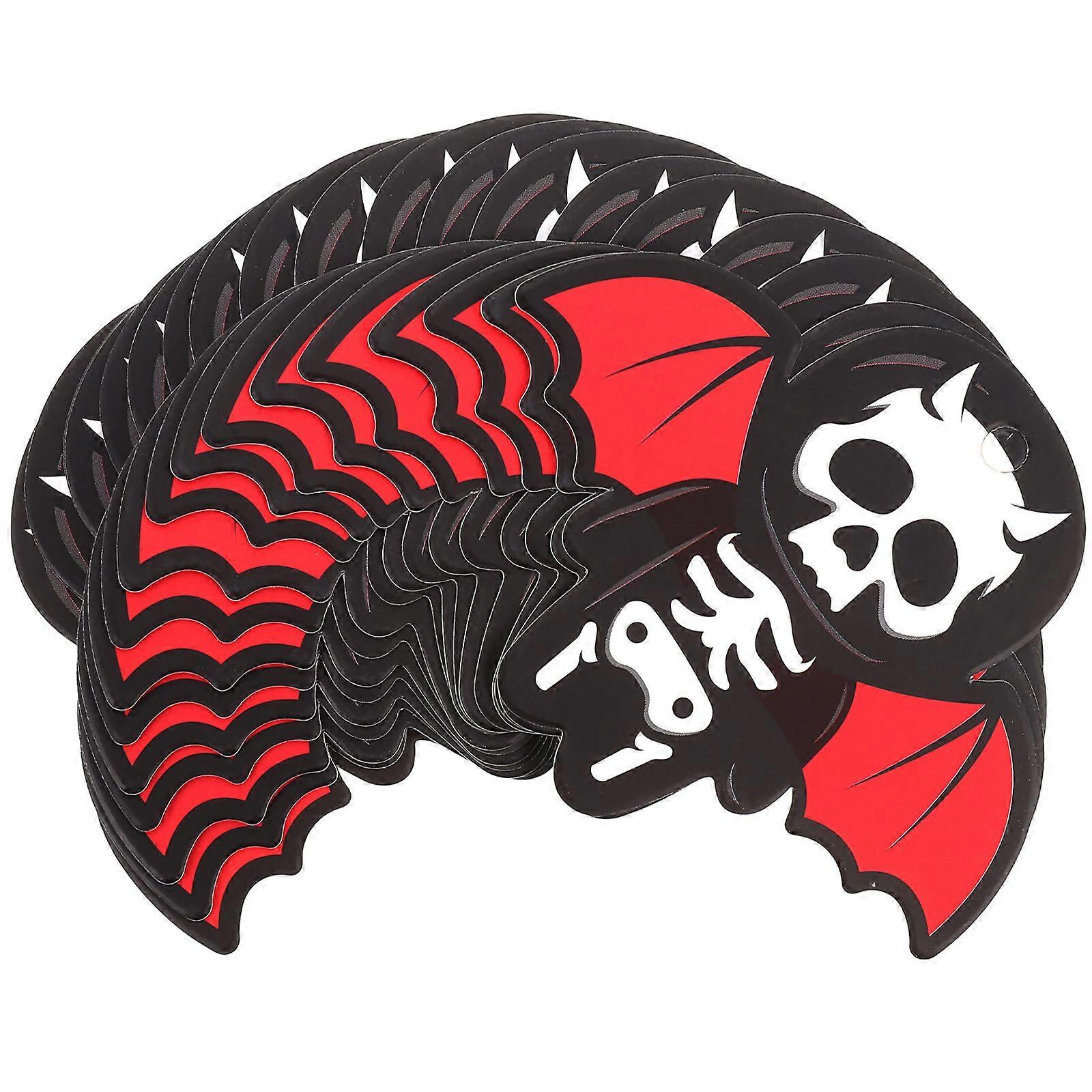 Hanging Bat Halloween Decorations Paper Material With Nice-Looking Pattern For Families 100Pcs