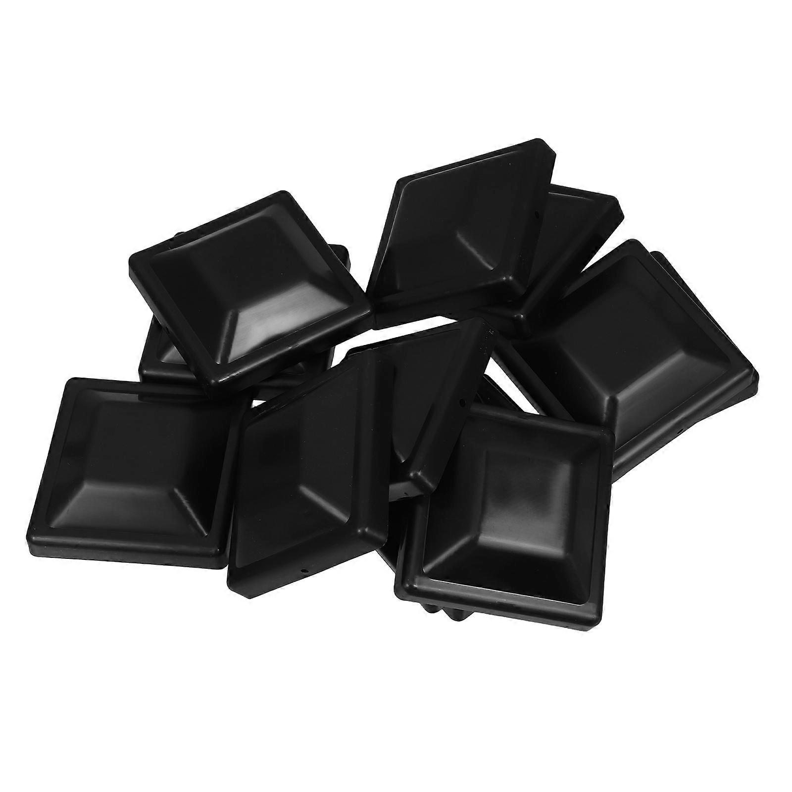 Outdoor Fence Post Caps 36 Pcs ABS Durable Protective Cap Guards For Wooden Fences Simple Functional Design Weatherproof
