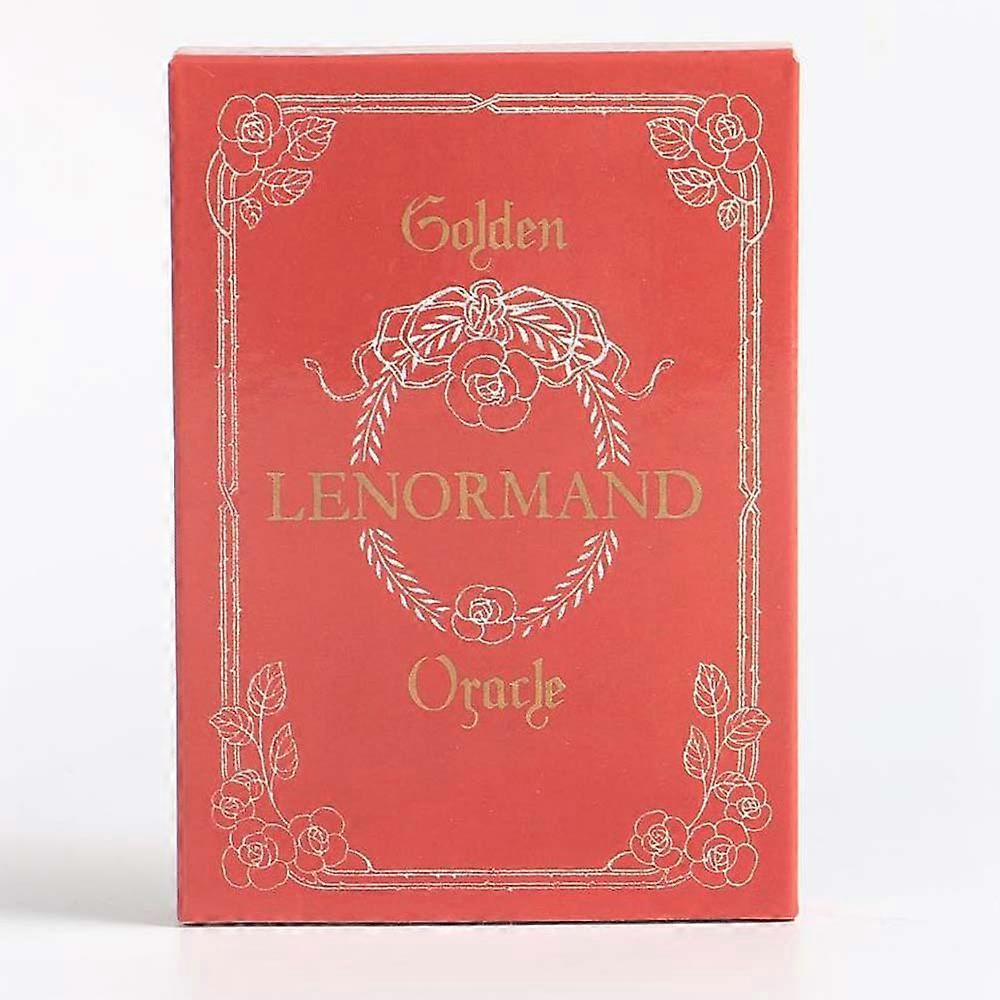 Golden Lenormand Oracle Card Game