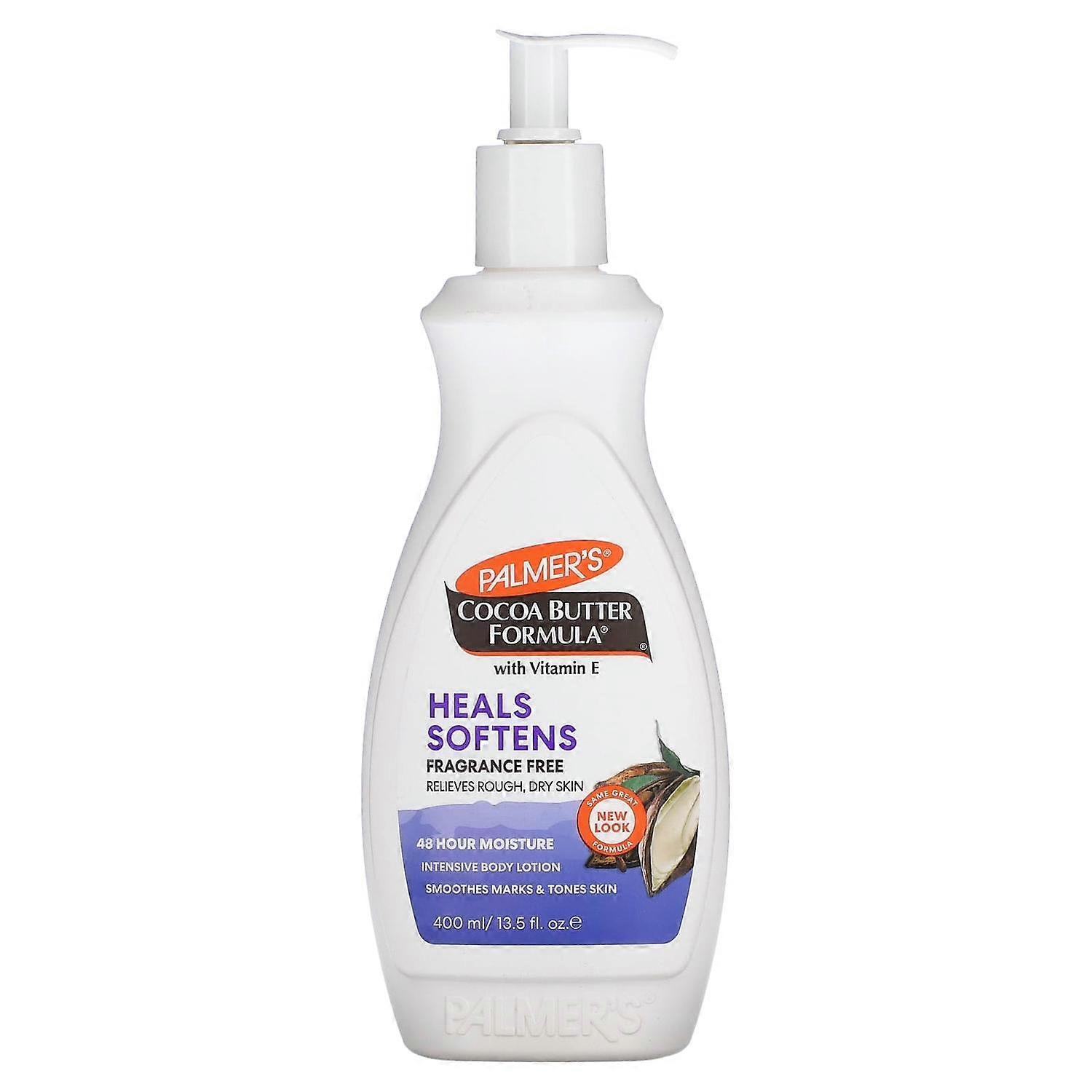 Palmers, Cocoa Butter Formula with Vitamin E, Intensive Body Lotion, Fragrance Free, 13.5 fl oz (400 ml)