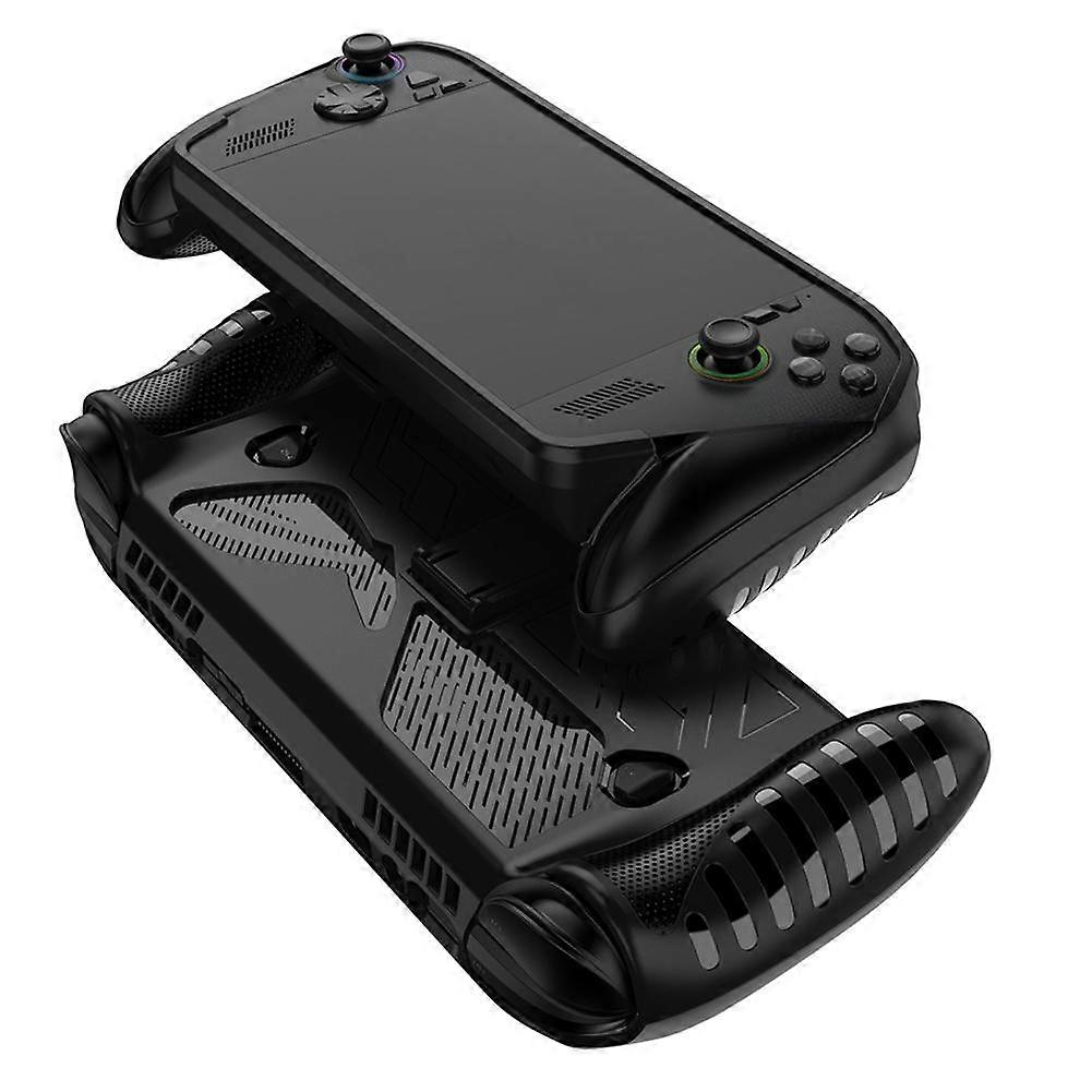 ROG Ally X Handheld Console Protective Case with Back Bracket TPU EVA Material Anti-Slip Shockproof Cover Ergonomic Design for Secure Gaming