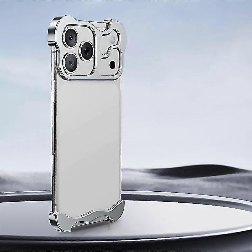 For Frameless Metal Corner Pad Phone Case With Lens Crafted With Attention To Detail