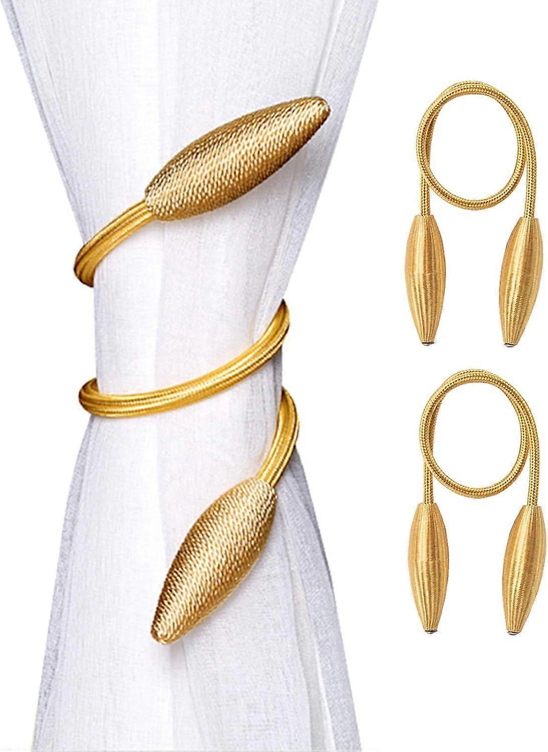 2 - Pack Twist - Tie Curtain Holdbacks  Assorted Styles Home & Window Decor Drape Ties