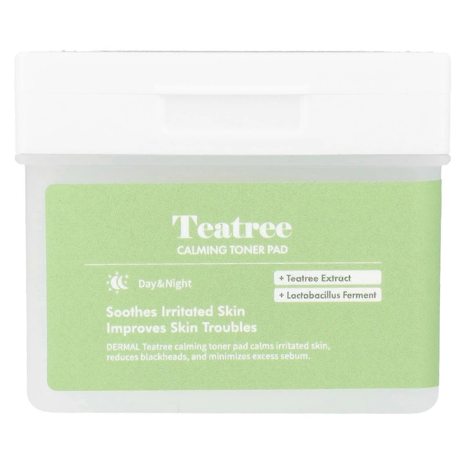 Teatree Calming Toner Pad, 120 Gauze Pads