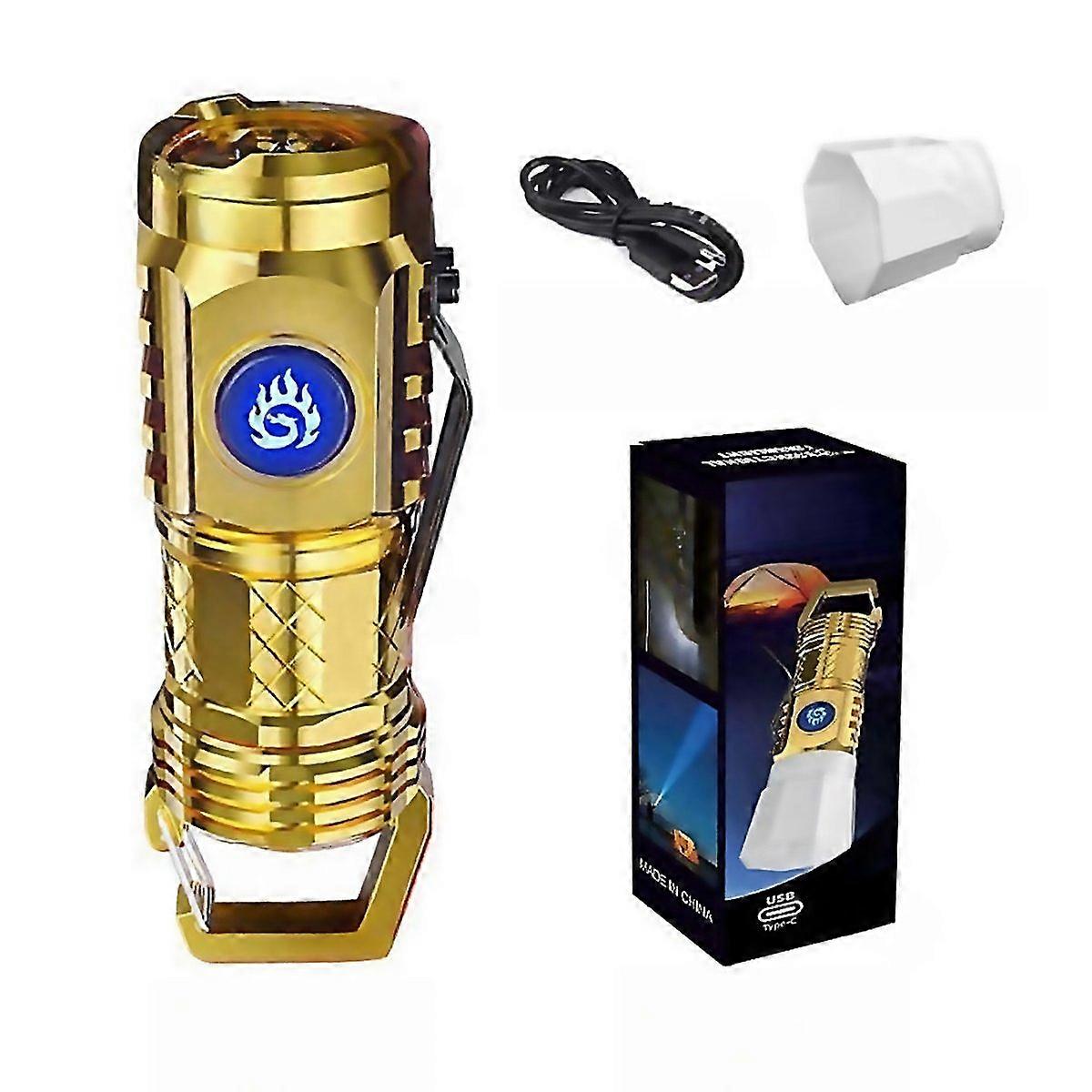 For New Threeeyed Monster Mini Flash Super Power Flashlight