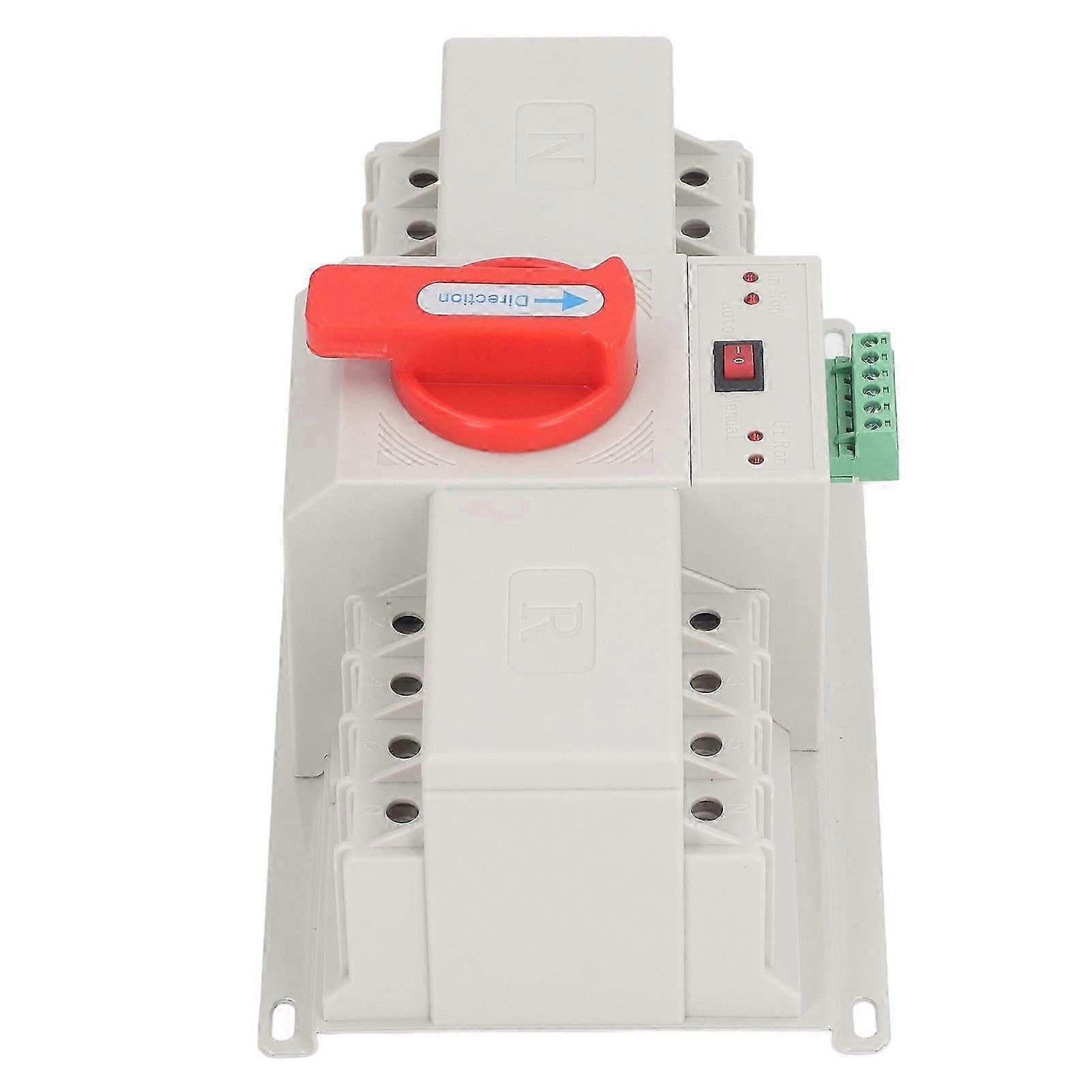 Dual Power Automatic Transfer Switch 400V 4P ATS CB Type Mini Changeover for Household PV 125A