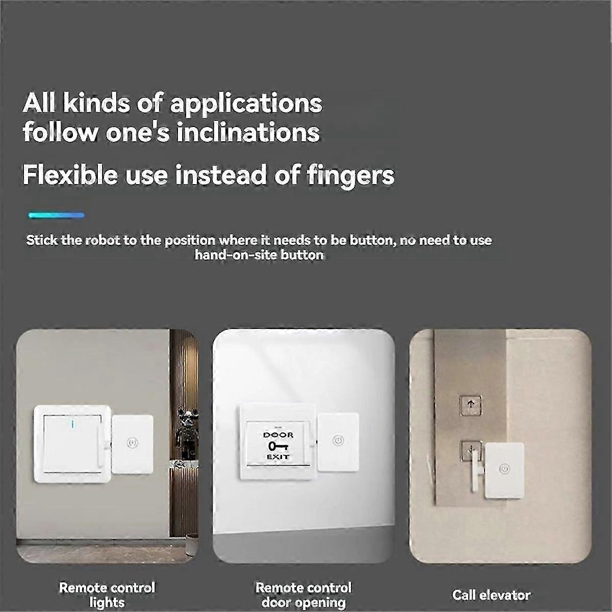 Smart Remote Button Pusher Wireless Button Pusher with Remote Turn Off the Lights Artifact Infrared Remote Control