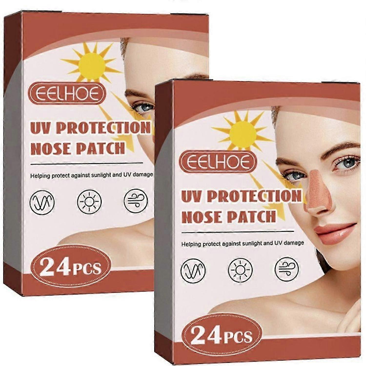 Reusable Sunblock Patches For Nose Uv Protection Concealer Moisturizing Patch For Outdoor Training Swimming
