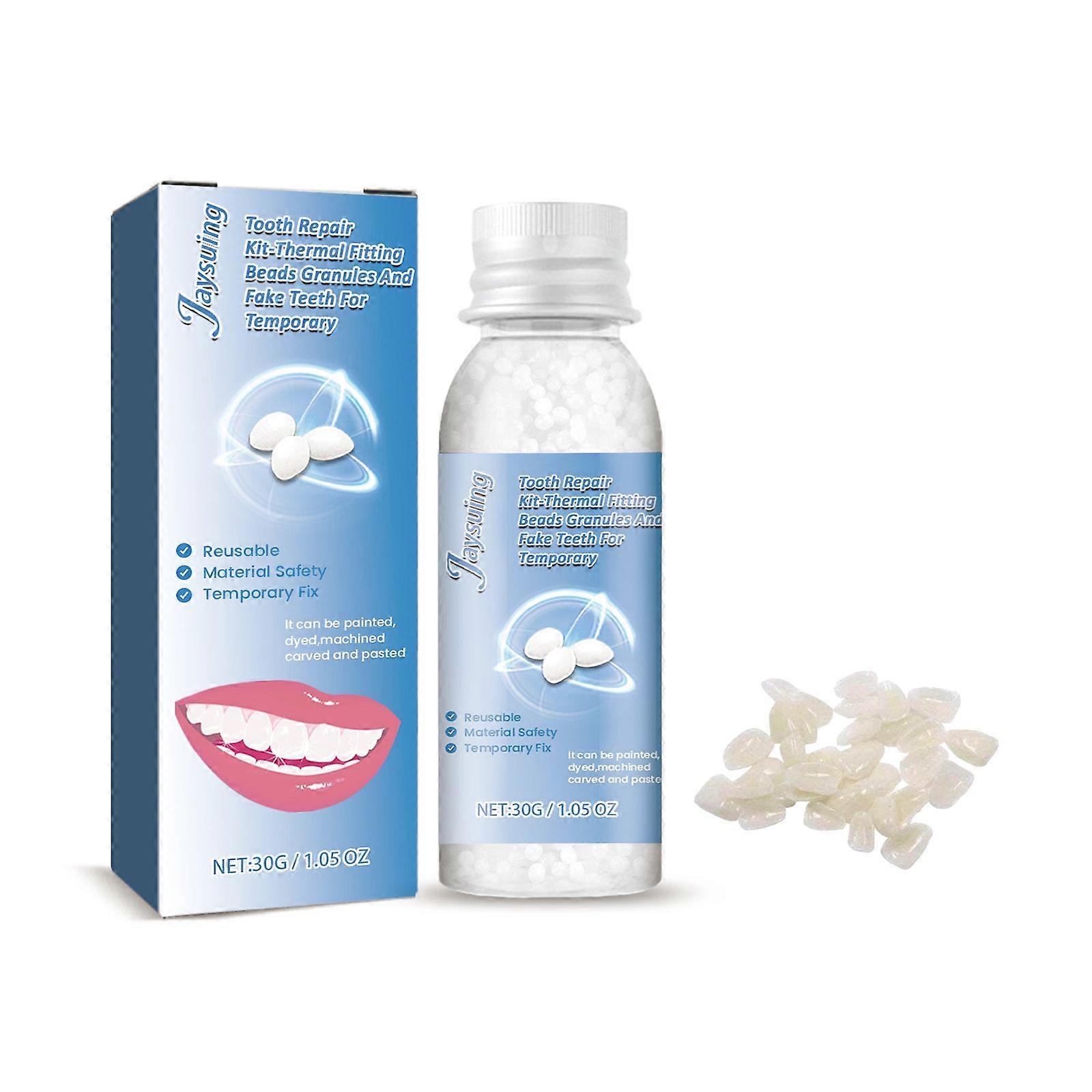 Temporary Dental Restoration Kit Contains Plastic Resin
