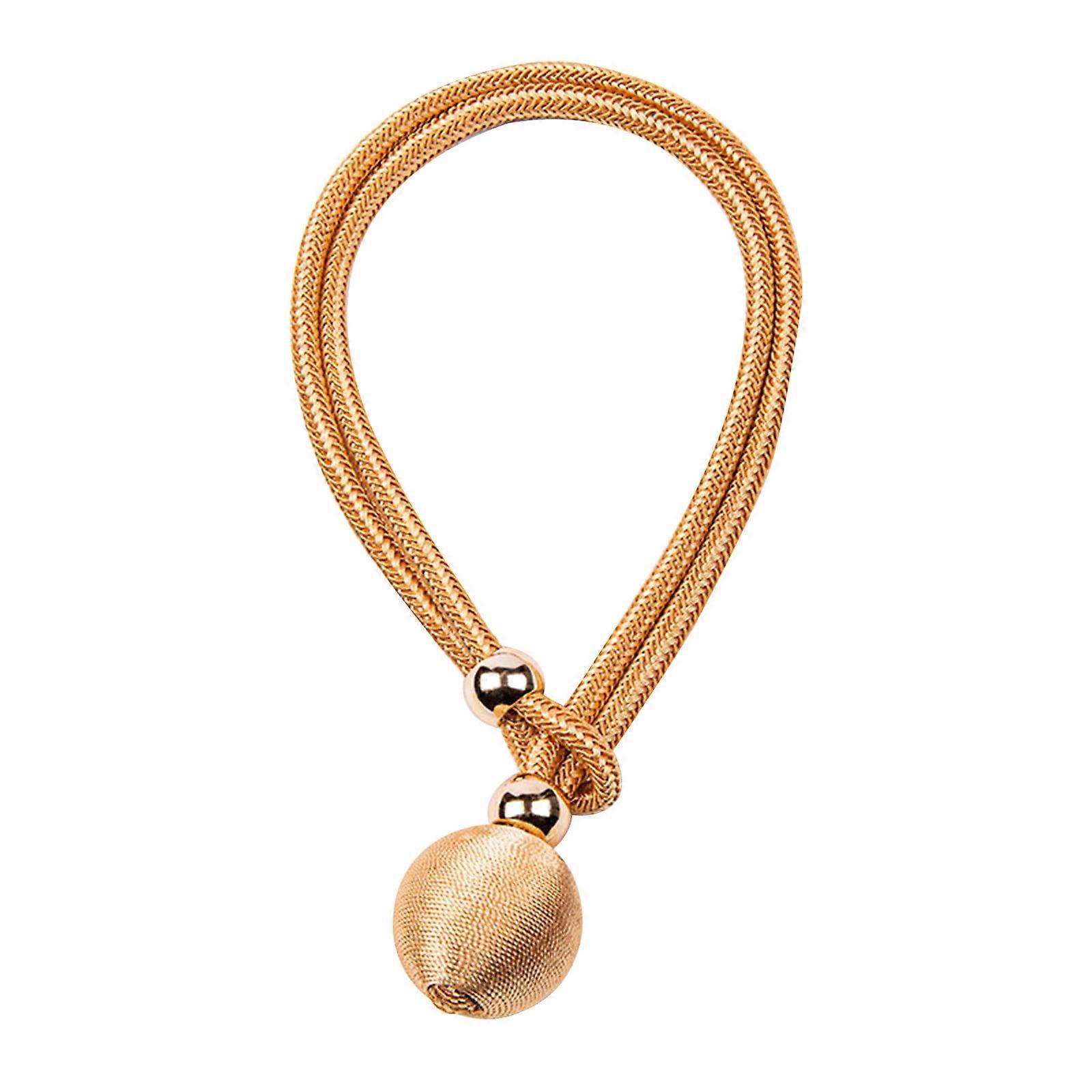 Kyursd Curtain Tiebacks, Adjustable for Thin/Thick Drapes, Modern Window Holdbacks for Home & Office 1PC