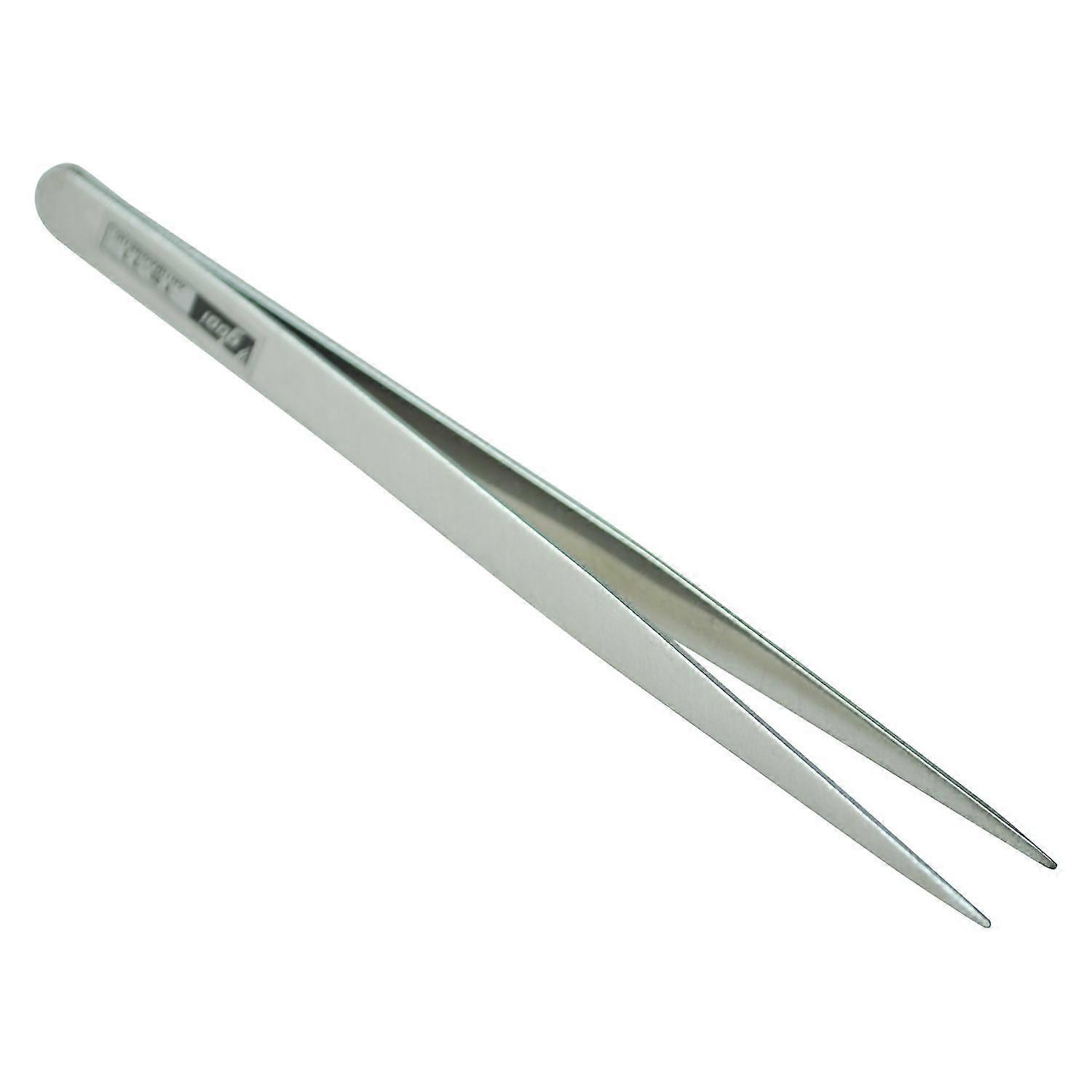 5.1 "ملاقط مدببة من الفولاذ المقاوم للصدأ بلون فضي طويل (haoyi