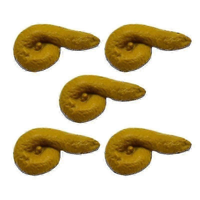 5pcs Fake Poop Excrement