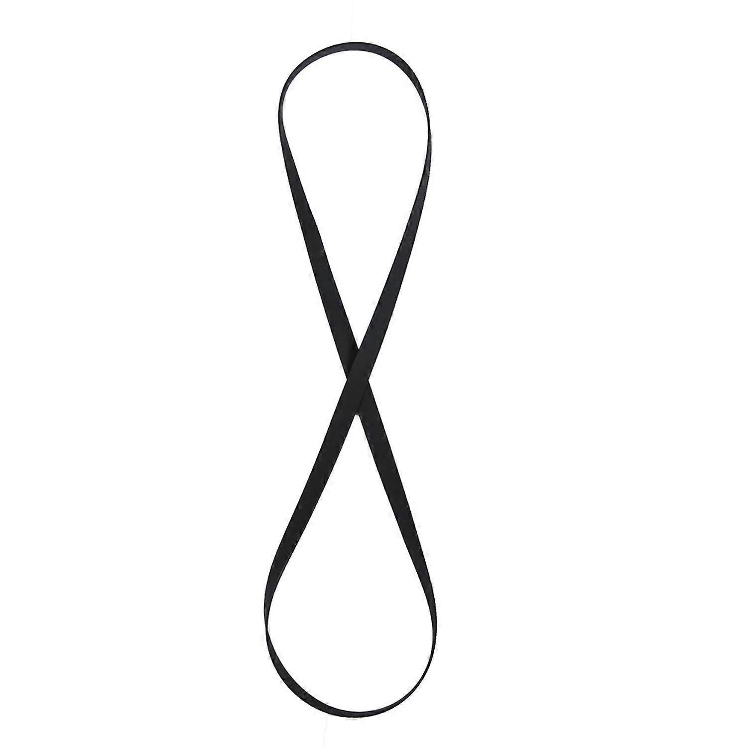 Black Rubber Record Player Belt with Good Elasticity Phonograph Turntable Belt (200mm)