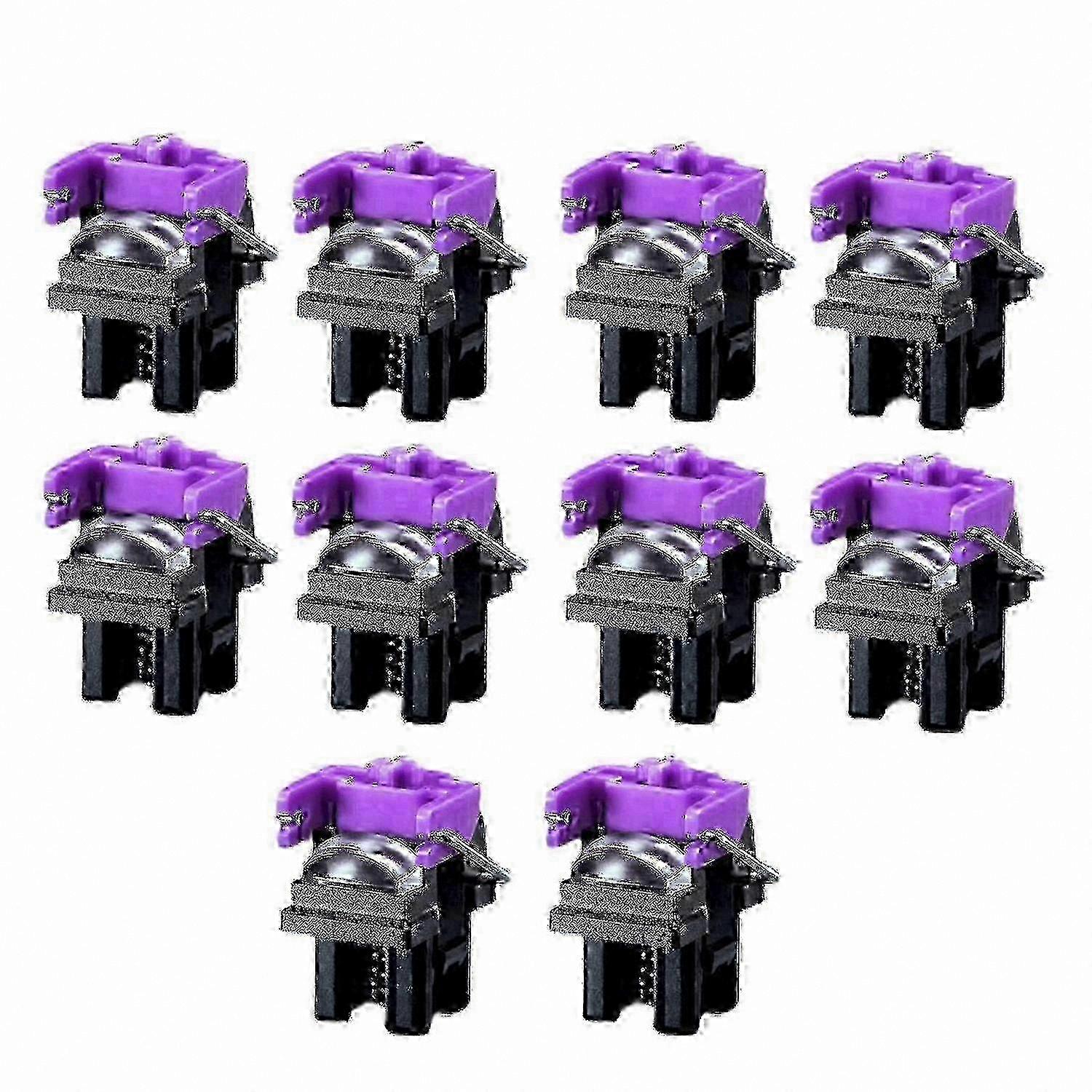10-Pack Clicky Optical Purple Switches for Keyboard Upgrades SZRH
