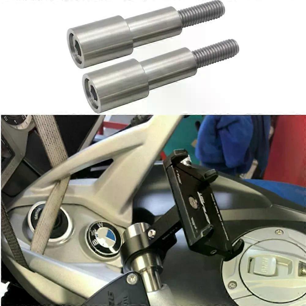 2pcs Bracket Extension Rod For BMW R1200RT R1250RT 2014- Support Mobile Phone Navigation Bracket