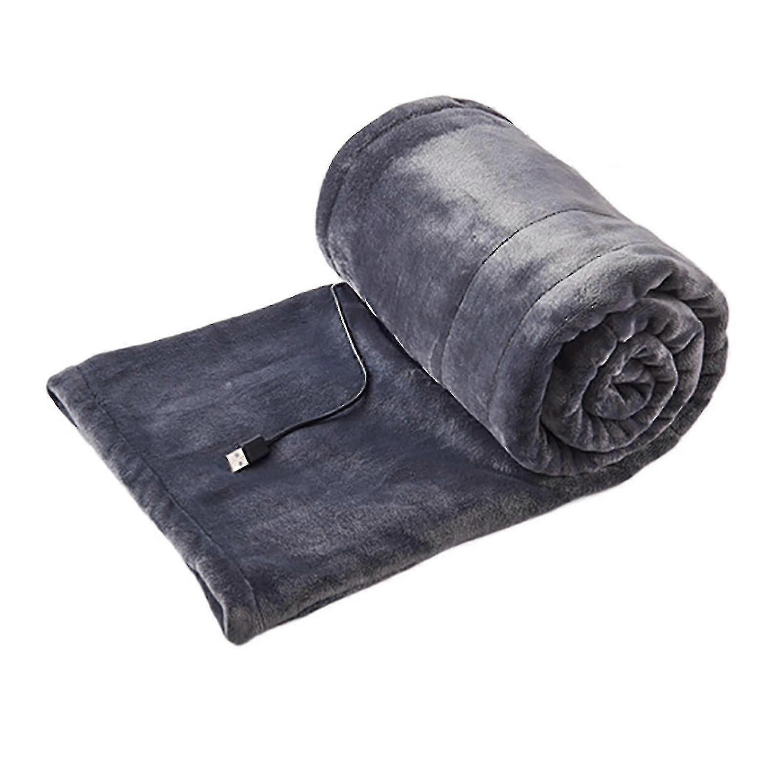 Heated Blanket Thickened Usb Charging Large Heating Range Safe Using Firm Hem Heating Blanket For Sofa
