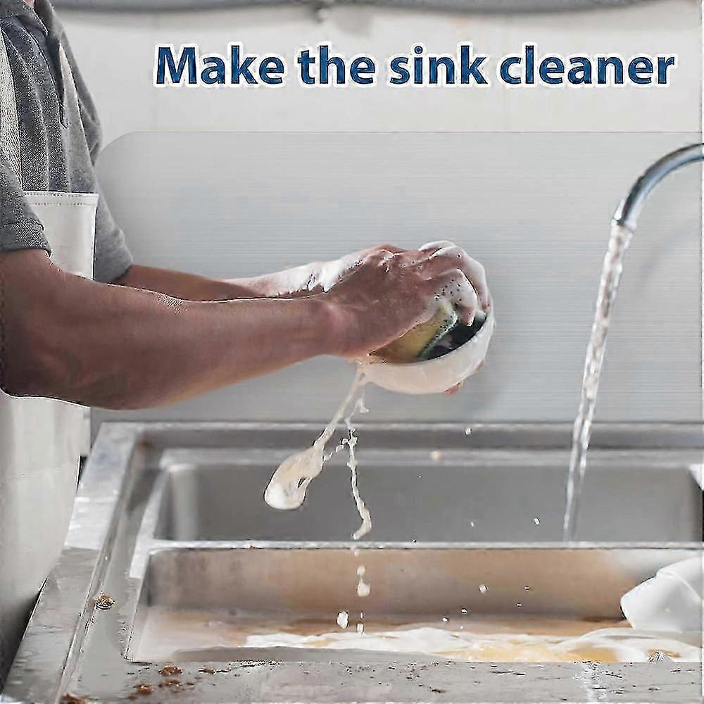 2 Pcs Stainless Steel Side Splash Guard for Commercial Restaurant Hand Sink 17 x 12 Inch