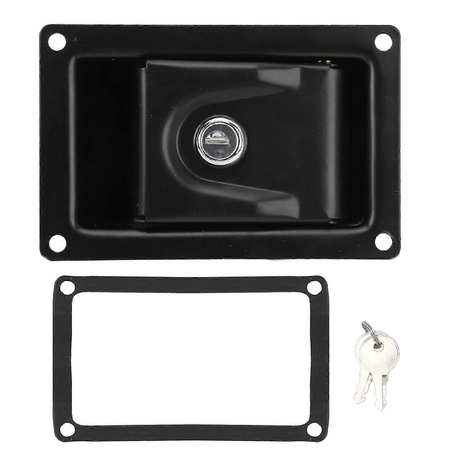 146 X 96mm Paddle Handle Lock with 2 Keys Heavy Duty Carbon Steel Secure Protection Utility Box Latc