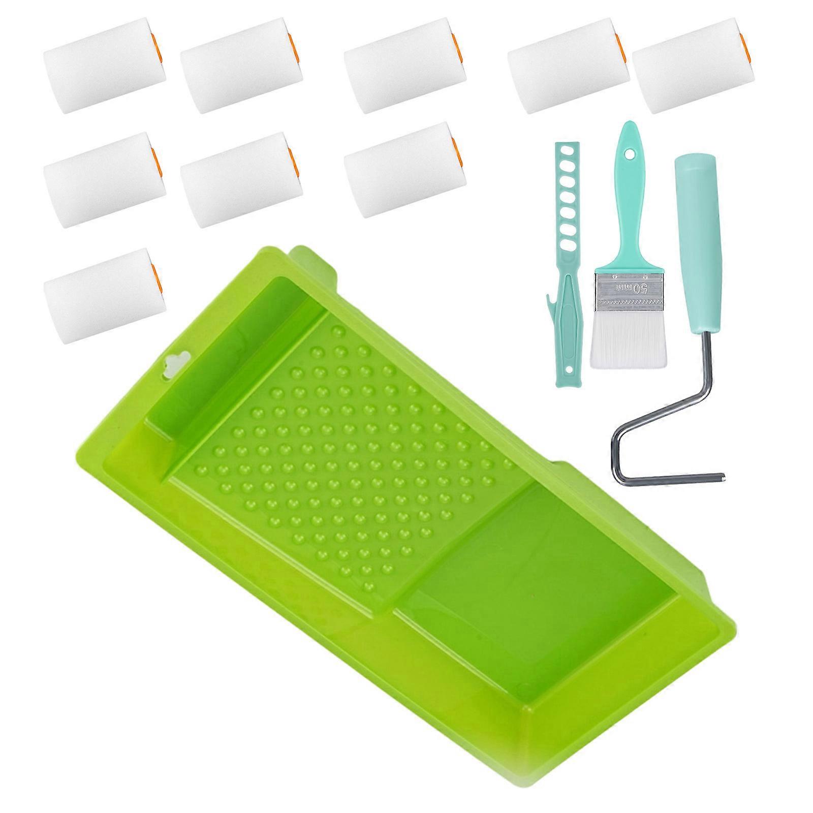 Practical 2Inch Drywall Texture Rollers With Sturdy Frame Portable Accessory for Home Renovations Projects Supplies Multicolor