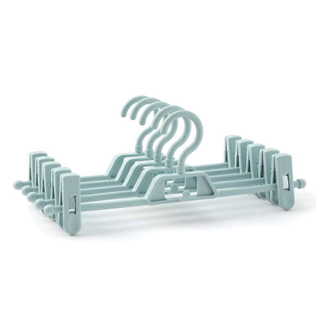 Skirt Hangers with NonSlip Plastic Clips 360° Rotating Hook Space Saving Wardrobe Organizer