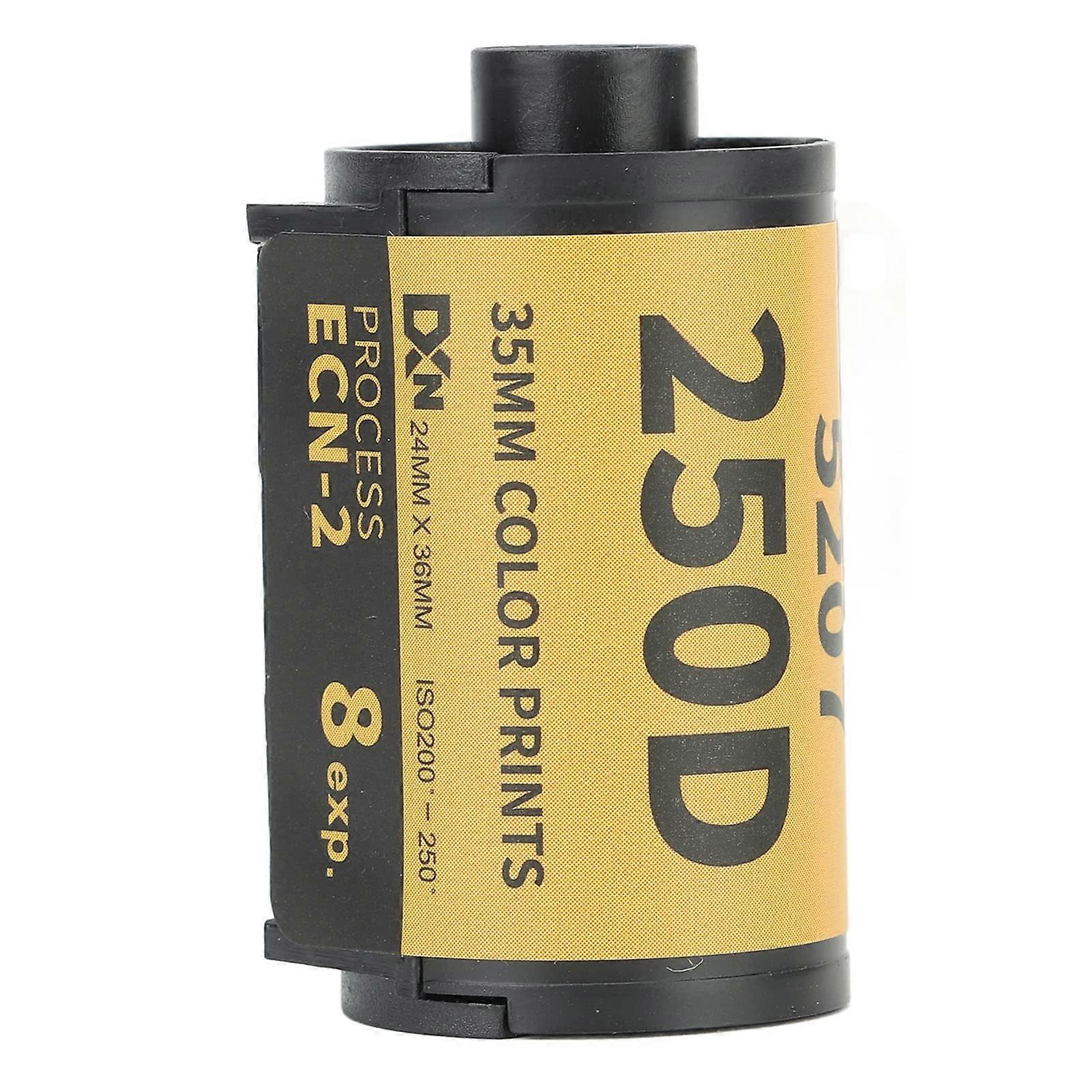 35mm Color Print Film 135, 8 Sheets Wide Exposure Practice Roll for Professional Cameras