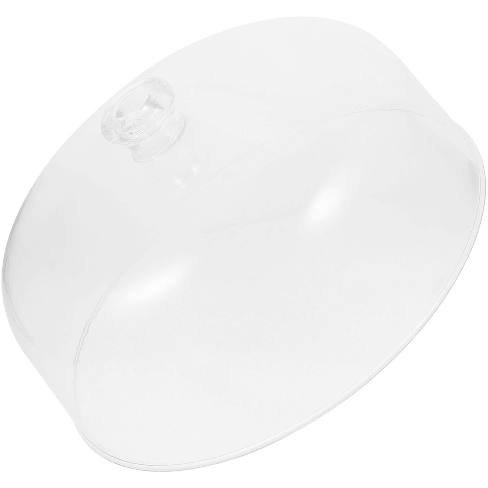 Clear Cake Dome Reusable Plastic Cake Tray Protector Snack Dish Clear Dome Cover