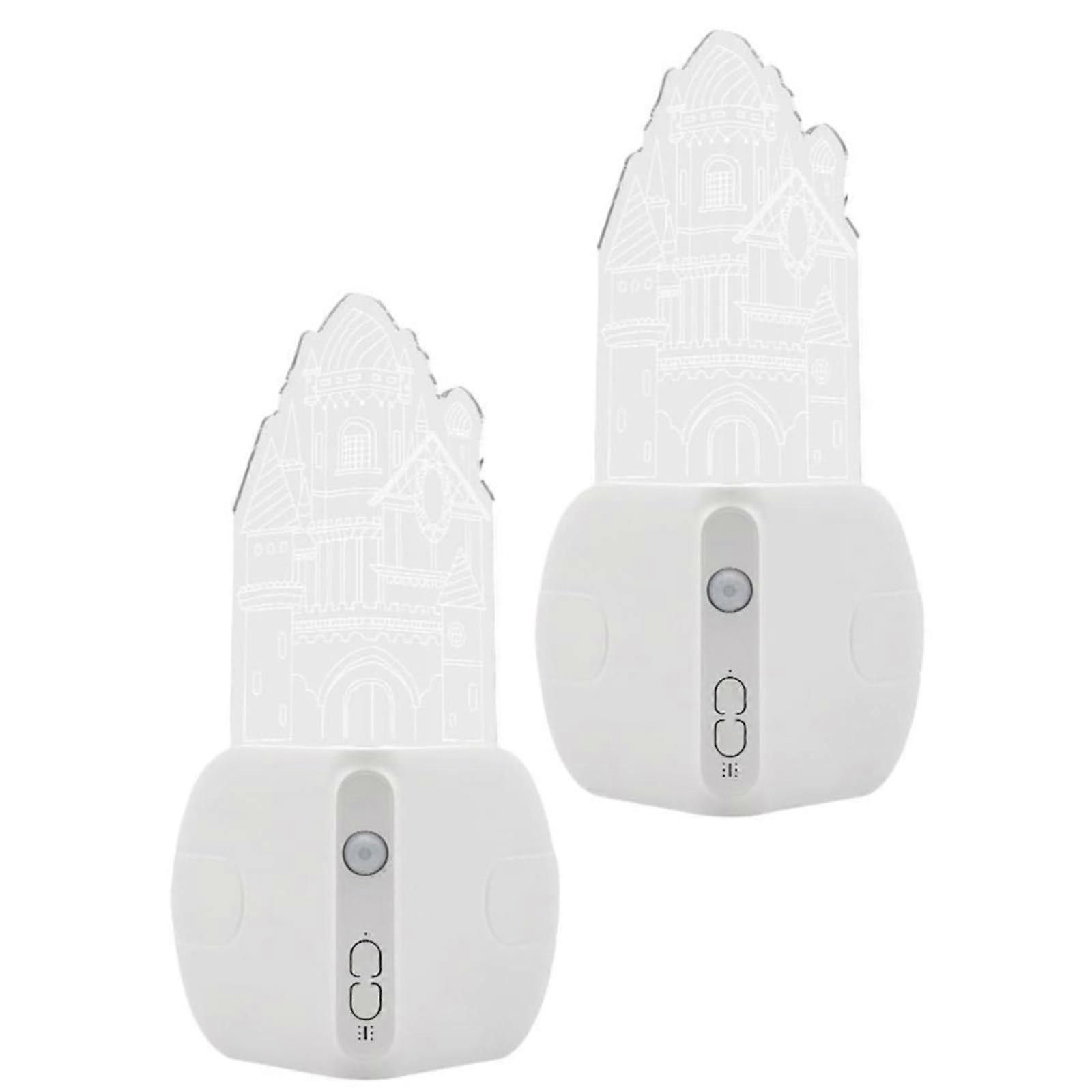 Rechargeable Motion Sensor Night Light for Kids, Smart Induction Corner Light, Plug-in Atmosphere Light