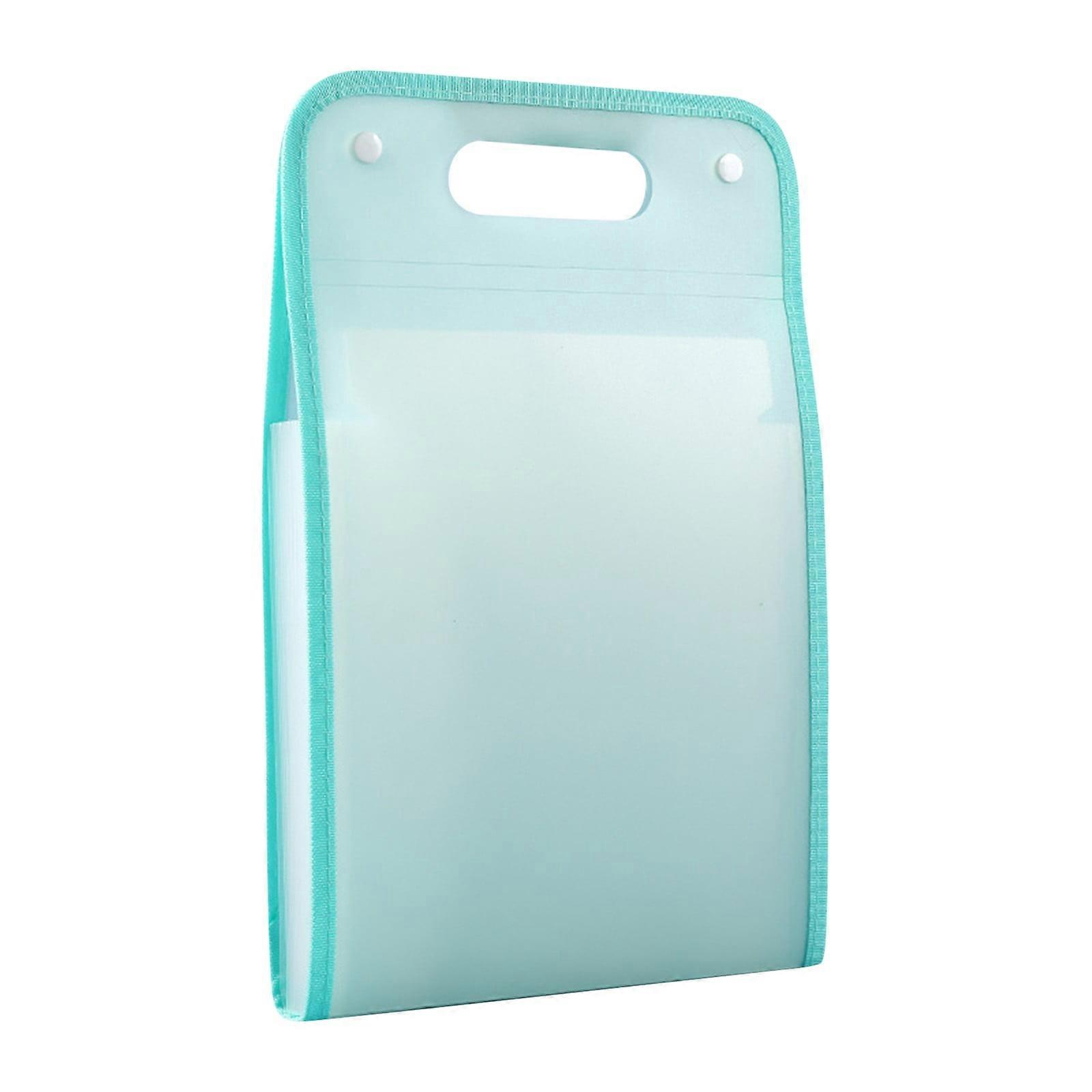 HKUKY File Folder Organizer, A4 13 Pocket File Accordion Organizer, Multi-Compartment Folder With Notepad Slot, Card Slot And Pen Holder