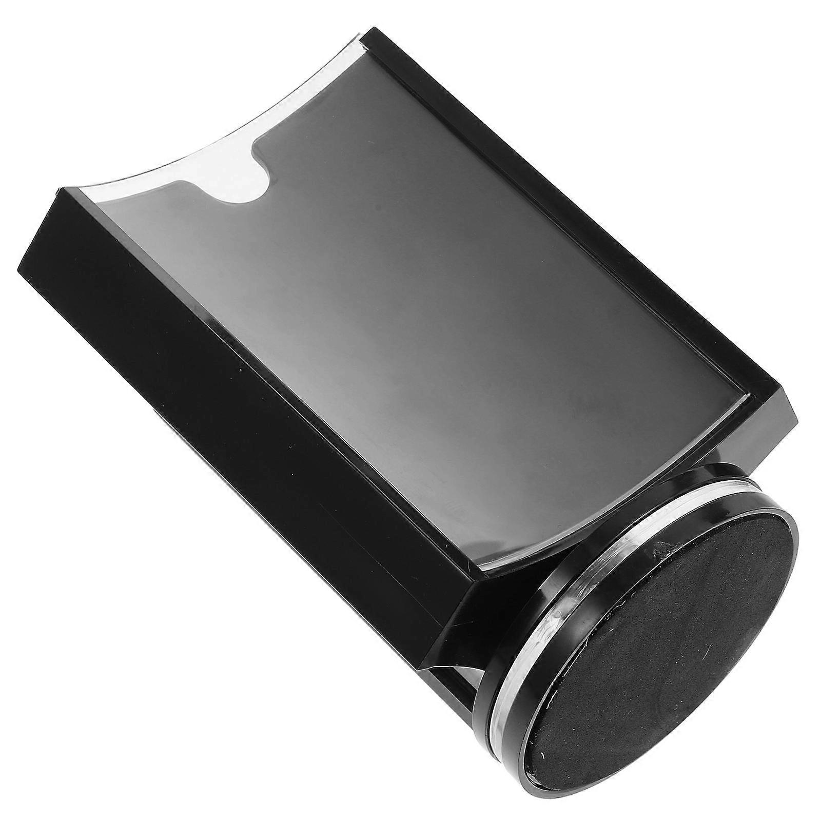Menu Card Holders Rotating Table Acrylic Display Stand 2Pcs Set