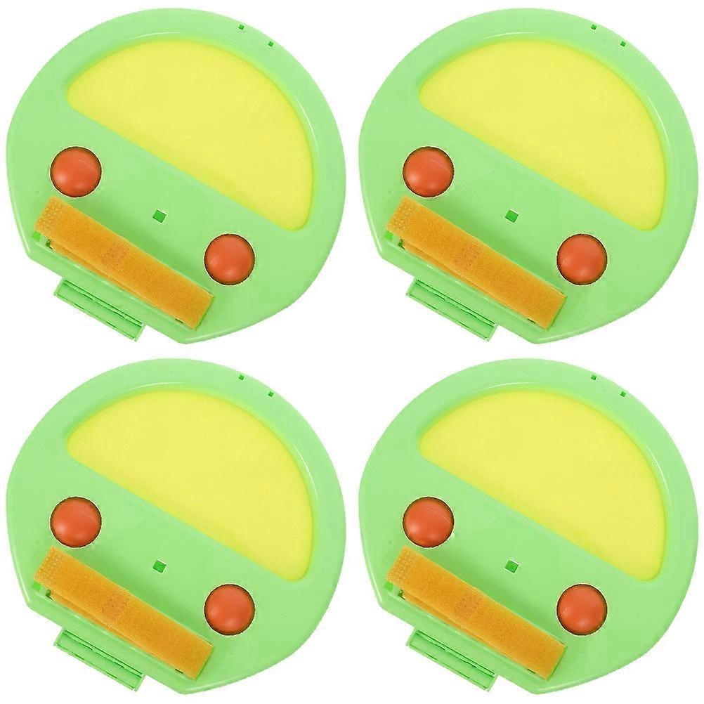 Catching Game Toss And Catch Ball Plaything Family Reunion Game Racket Style Hand Grip Design ABS Material 19.30X18.80X2.00CM 1 Set