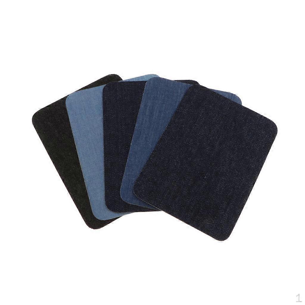 5 Pieces Patches Patch Sew on Repair Kit,