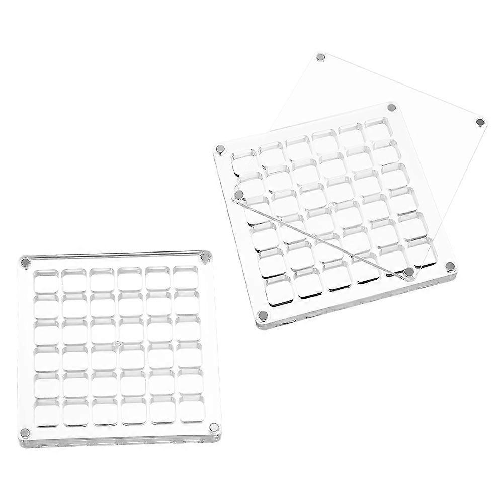 Sea Shell Holder Transparent Display Shelf Box Seashell Collectors Showcasing Seashells 2Pcs