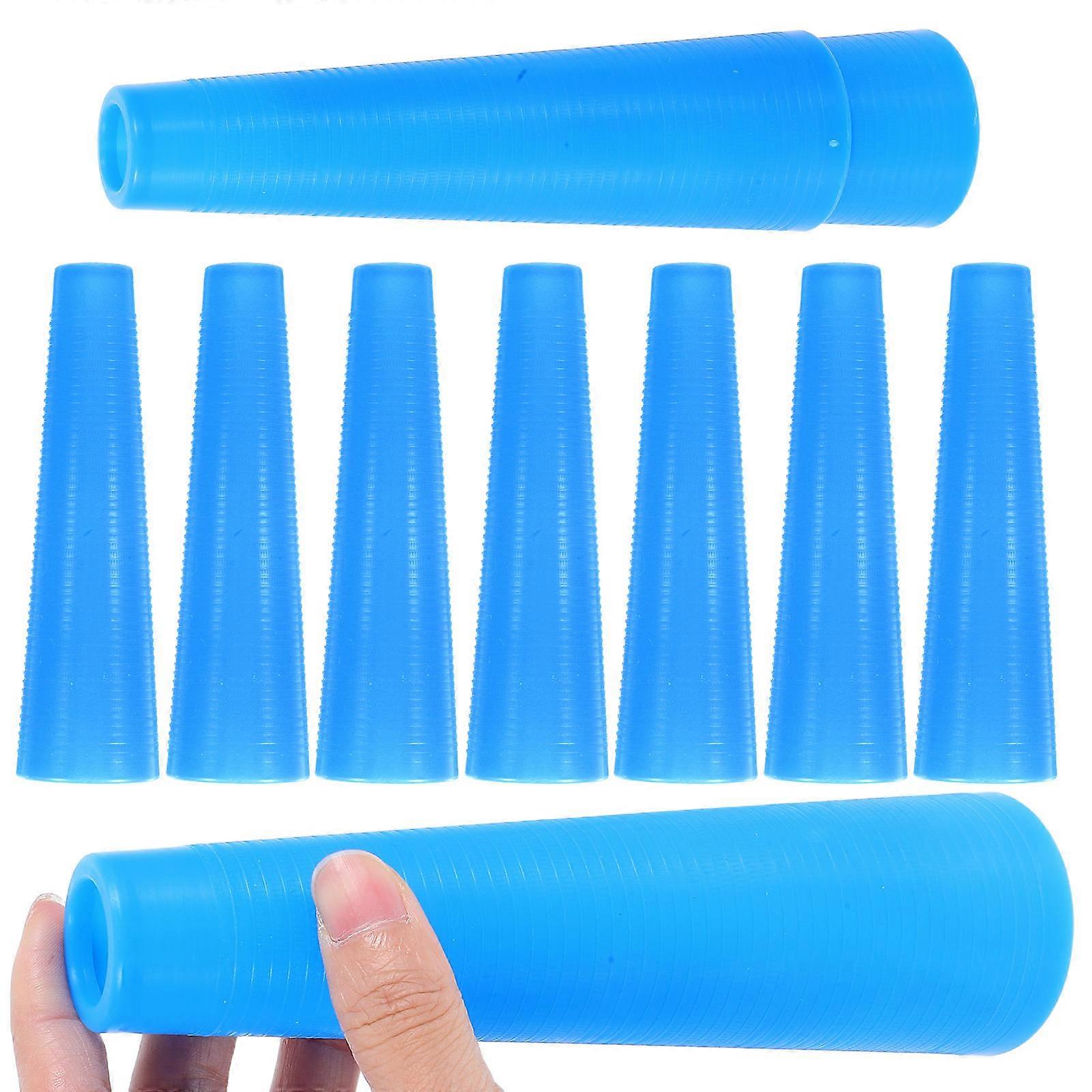 Thread Spool for Winding Machines Plastic Blue Material for Stable Thread Winding 10Pcs