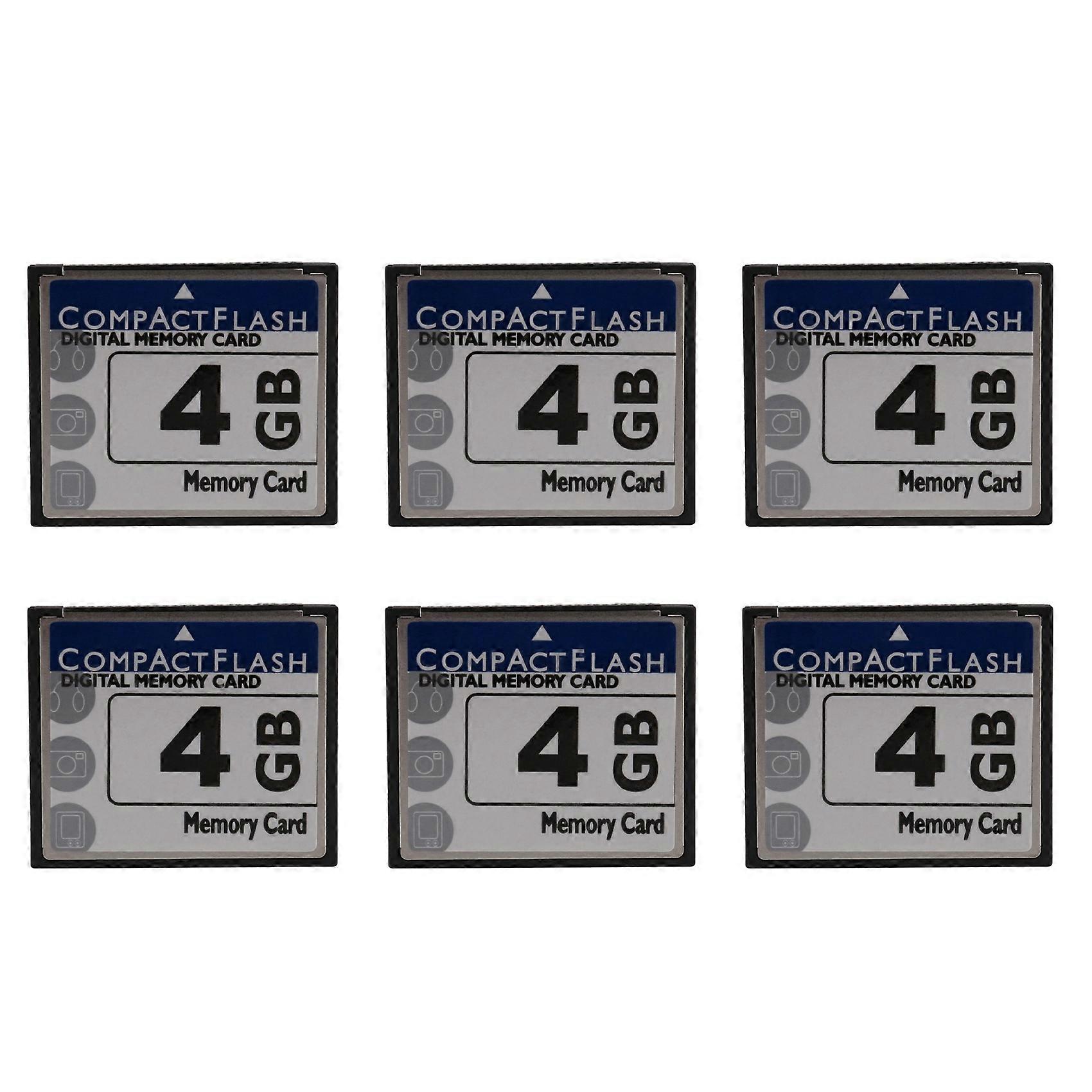 6X Professional 4GB Compact Flash Memory Card(White&Blue)