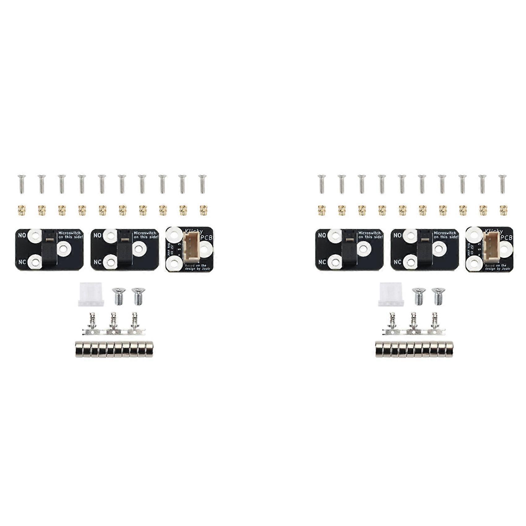 2set PCB Klicky Kit 3D Printer Auto D2F-01/D2F-01L/D2HW-A201D Z Auto Leveling Kits for Voron Klicky Probe Kit Impressora
