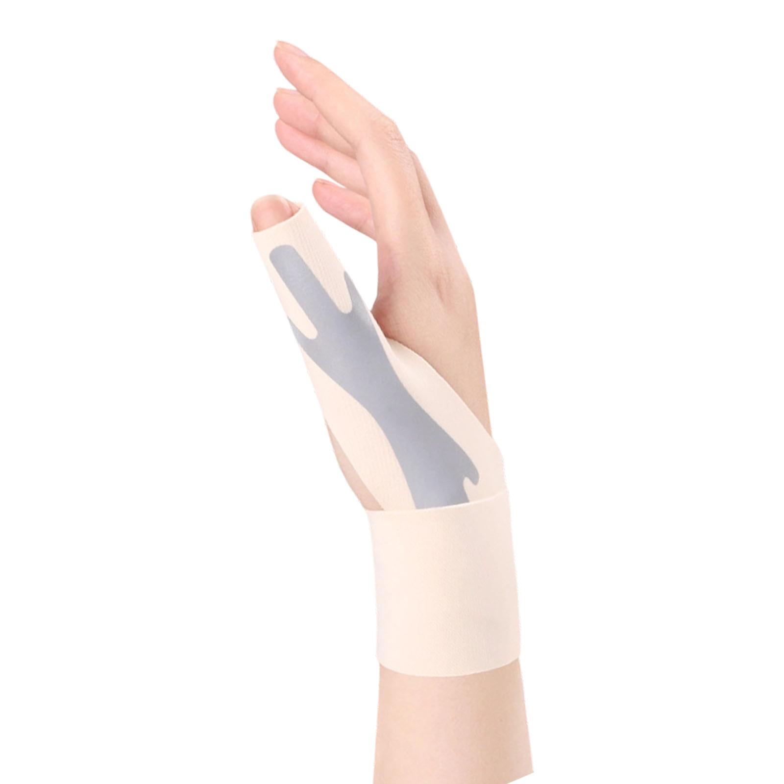 Multifuntional Wrist Wrap Suitable for Repetitive Strain Injury Prevention with Thumb Support Universal Sizing  skin color right han