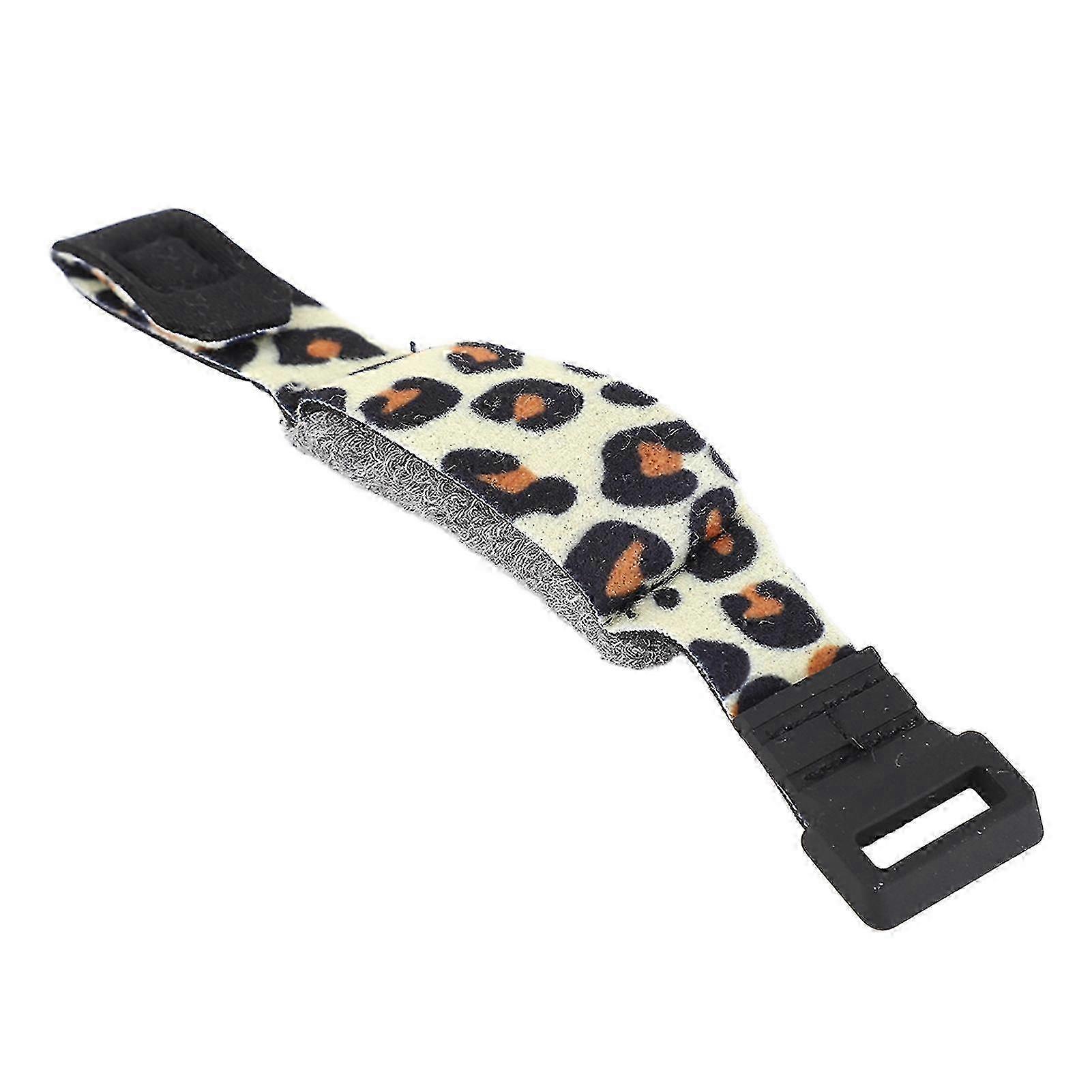 Universal Guitar String Mute Damper Adjustable Noise Reduction Guitar String Muter Leopard Print 25-26