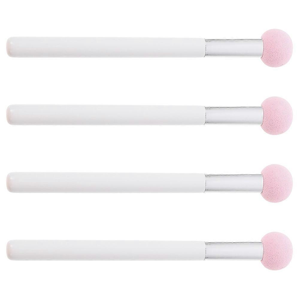 Concealer Sponge Head Brush for Makeup 12Pcs White Dry Wet Use