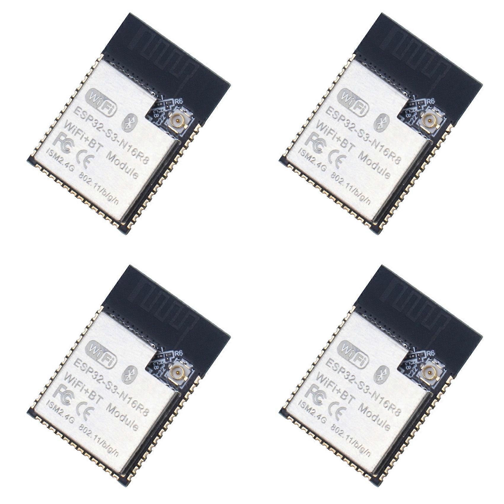 4X ESP32-S3-N16R8 Wireless Module ESP32-S3-WROOM-1 Dual-Core WiFi+Bluetooth5.0 Module for IoT Wireless Applications