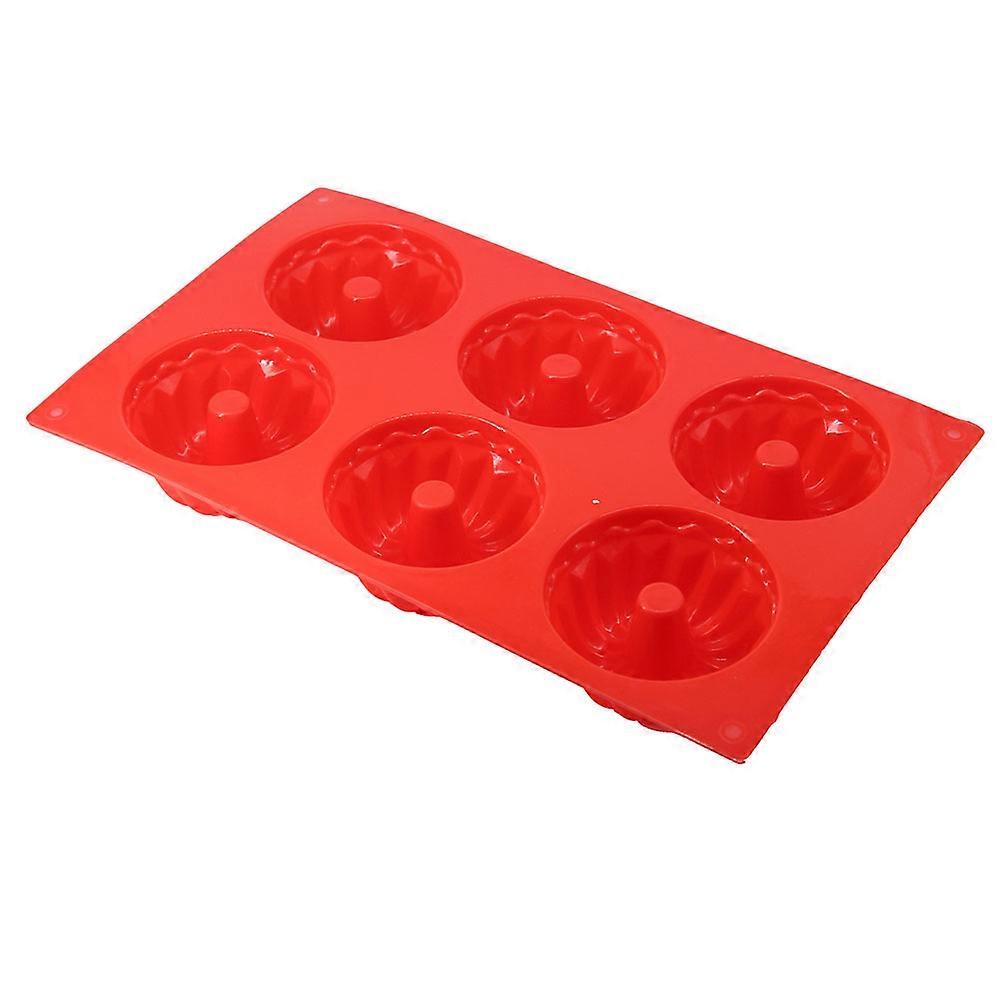 Cake Baking Silicone Mold for DIY Cake Making with 6 Cavity Set
