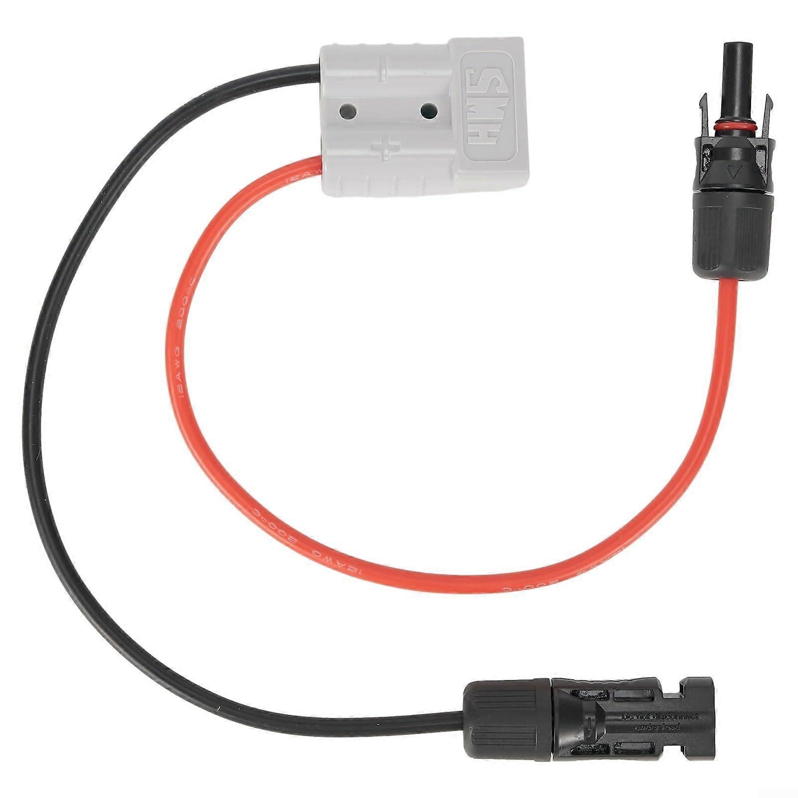 Waterproof 50A Solar Panel Y Adapter Cable 600V 12AWG Splitter for RV and OffGrid Systems