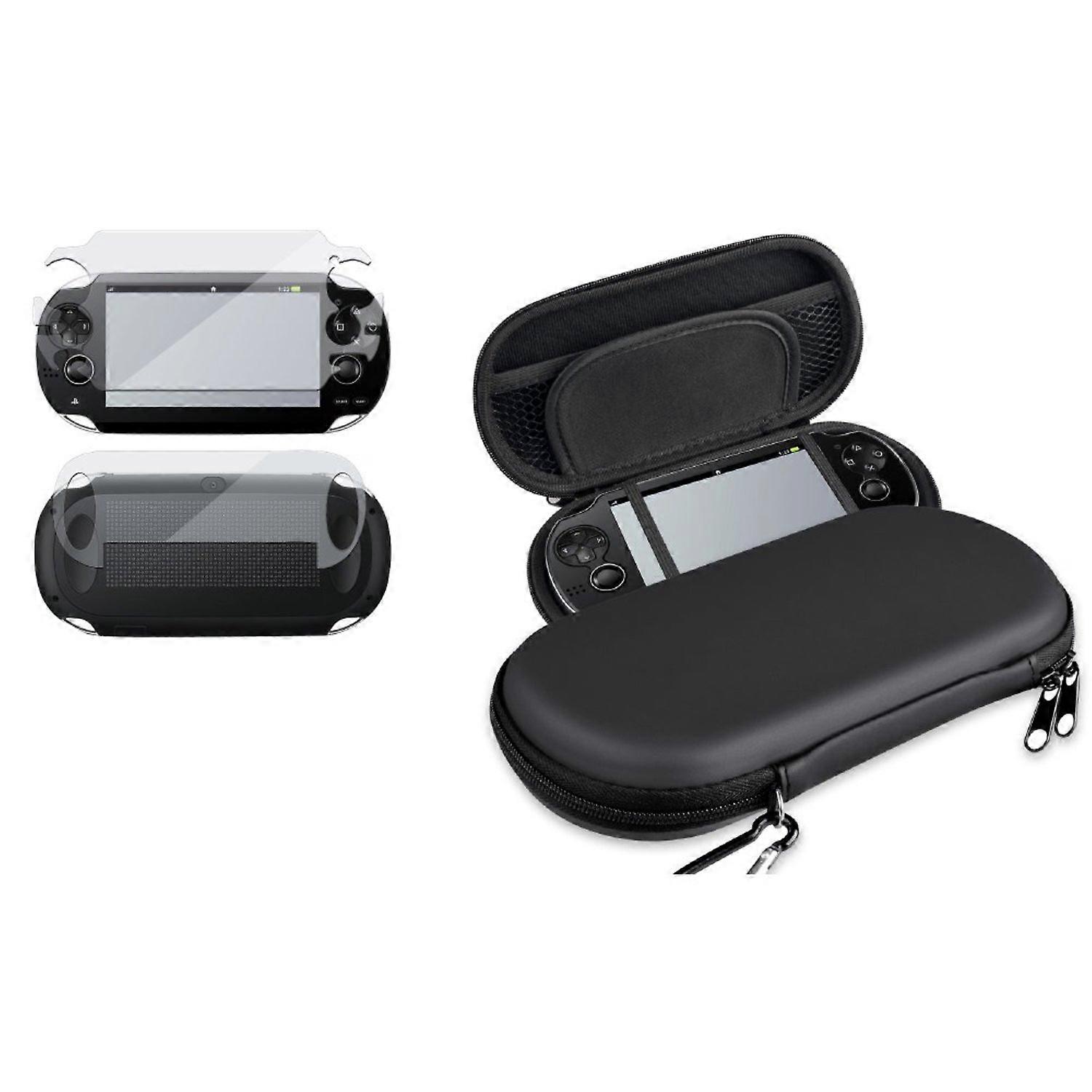 Screen Protector and Full Body Case with Scratch Resistant Front and Back Film for PS Vita