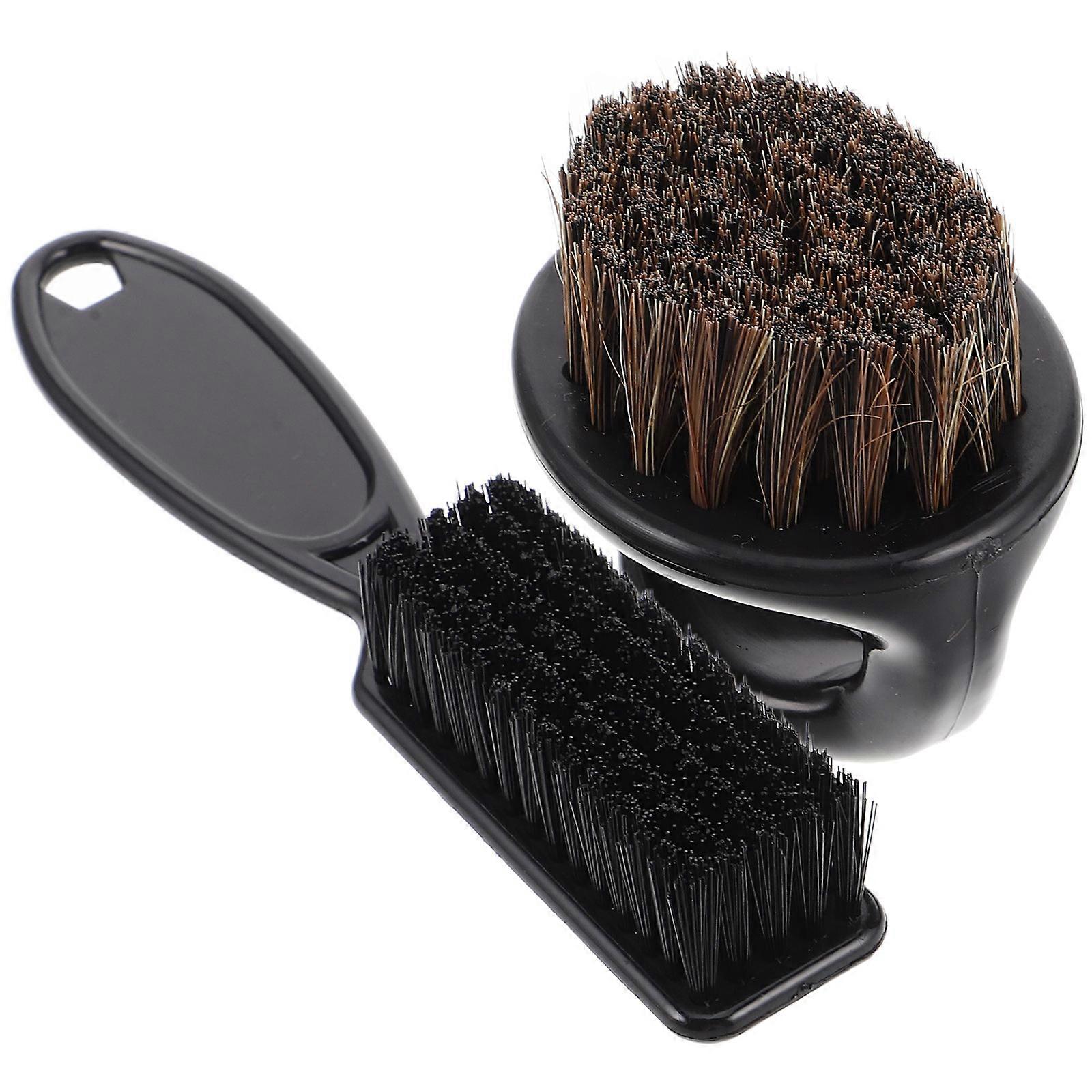 Professional Beard Scrubber and Neck Duster Brush Set for Men