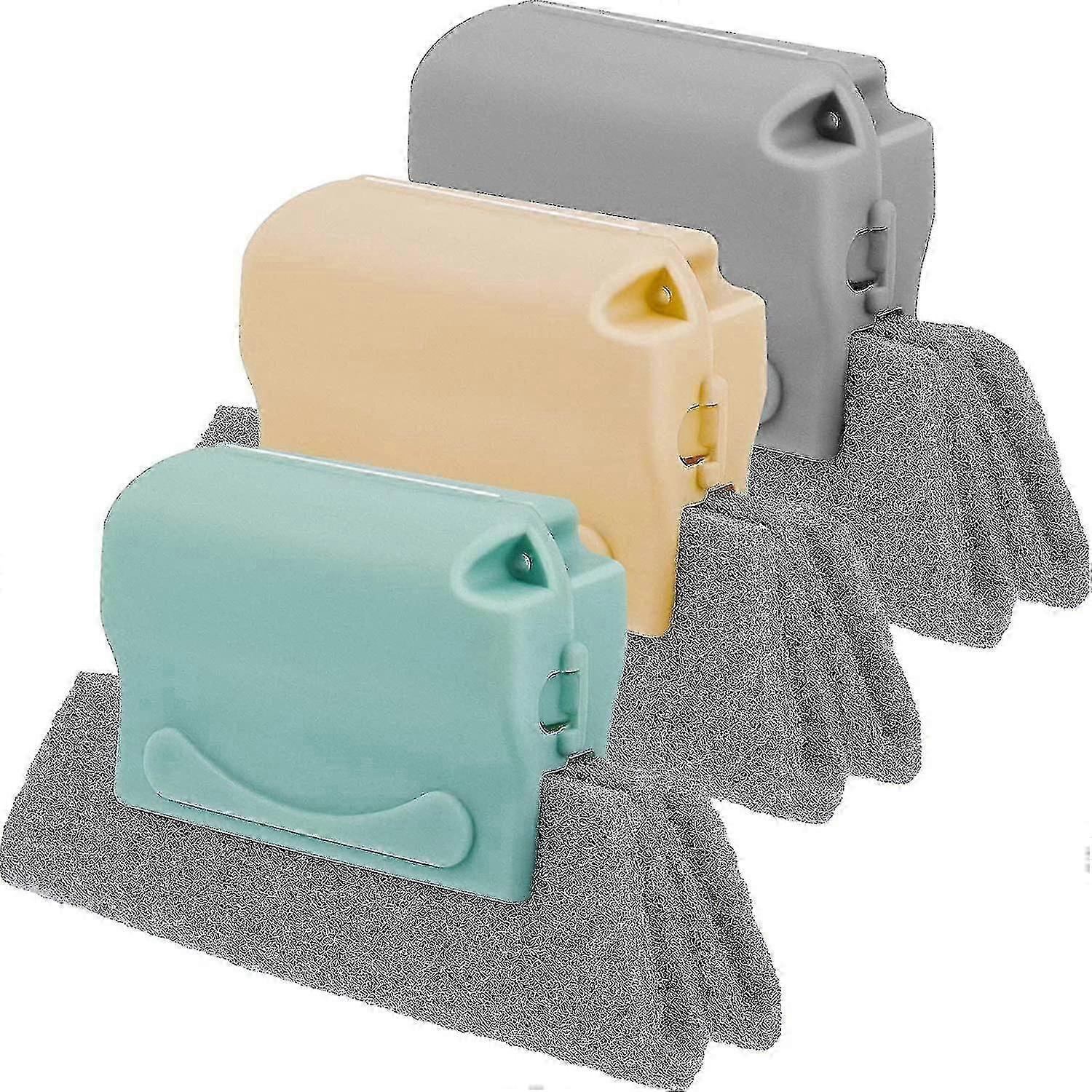 3 Pcs Window Grooves Cleaning Brush